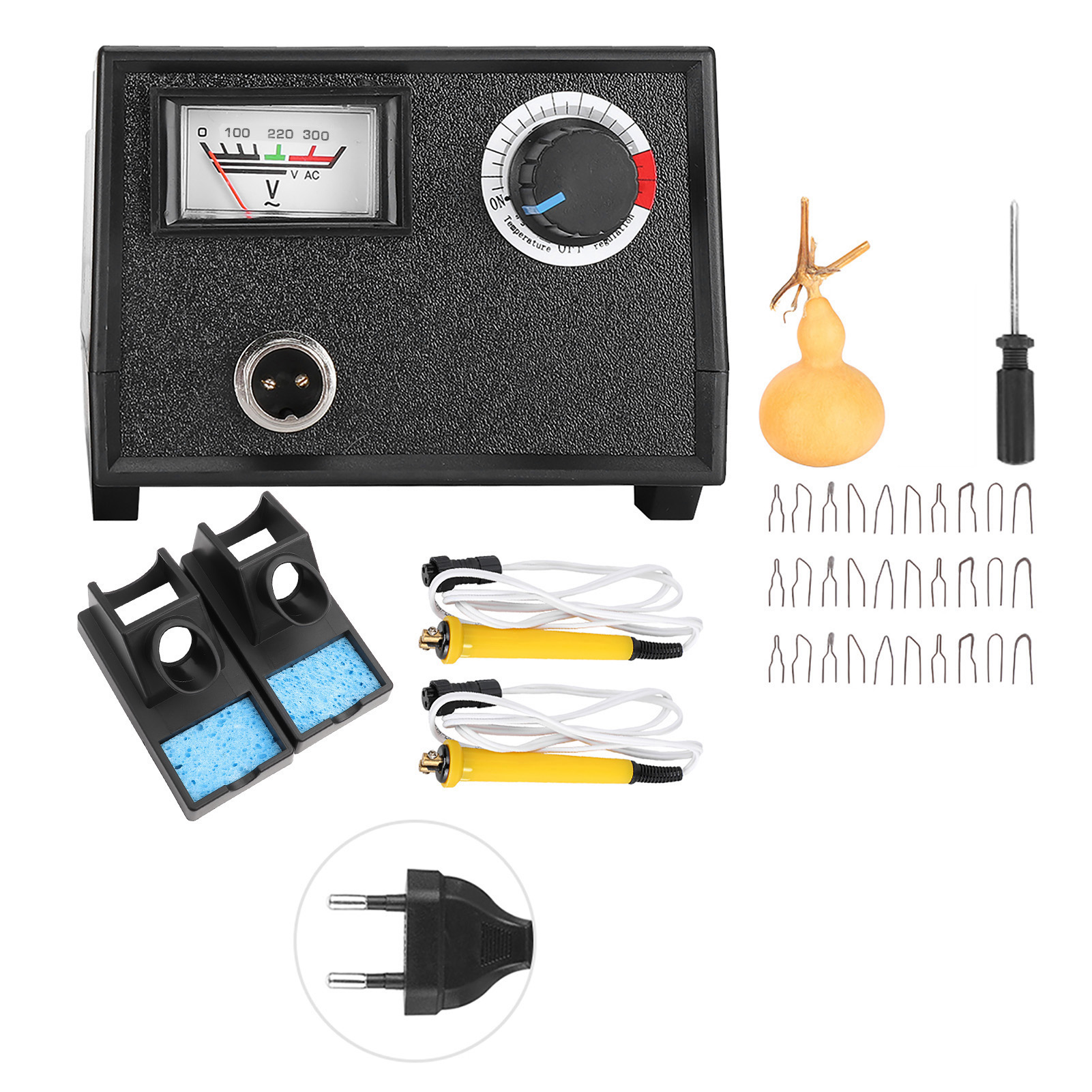 Professionelles Pyrographie-set Mit Thermostat, Elektrisches Holzgravureisen (eu-stecker 220 V)