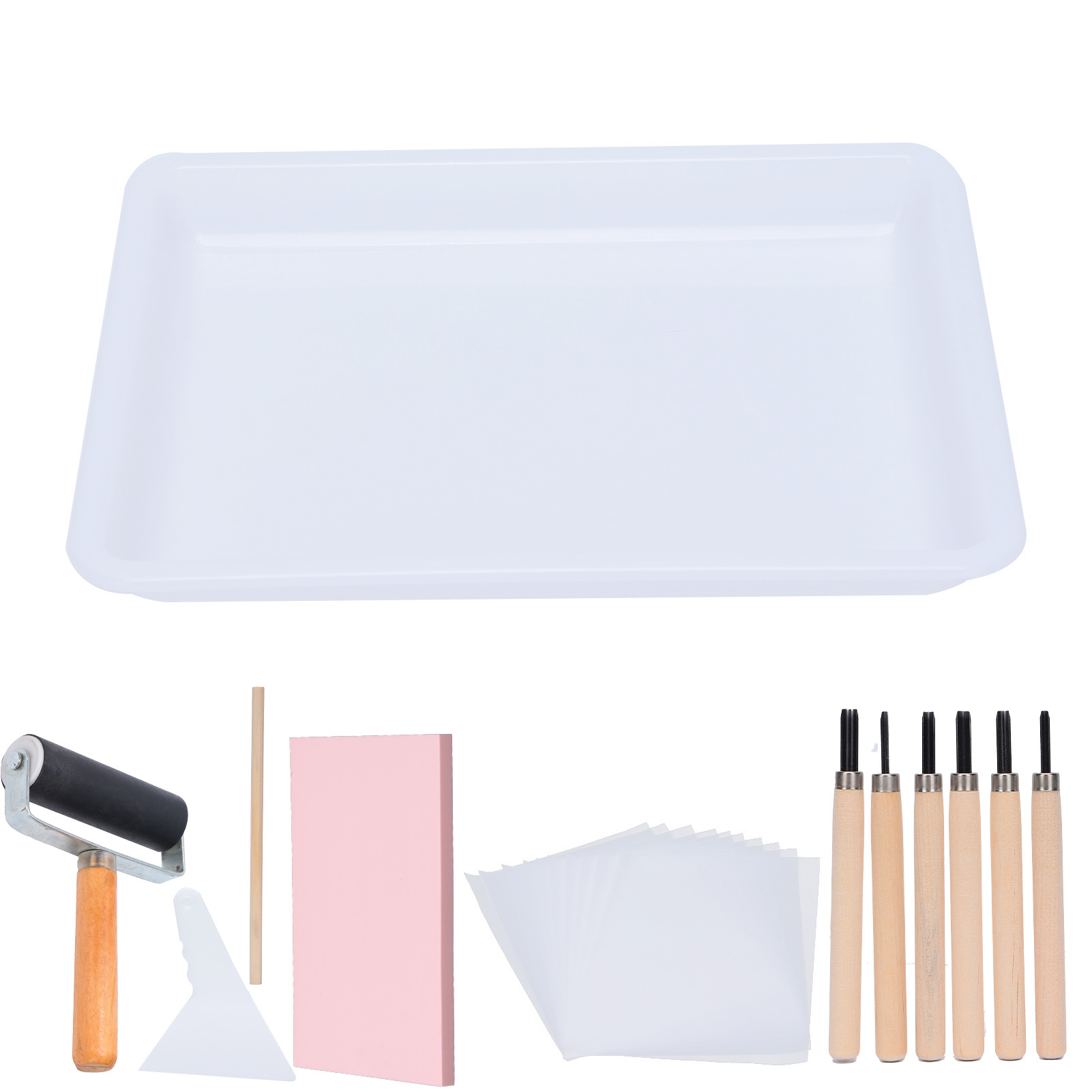 Gummistempel-schnitzset, Siegelherstellungs- Und Kunstdruckset Mit Schneidwerkzeugen