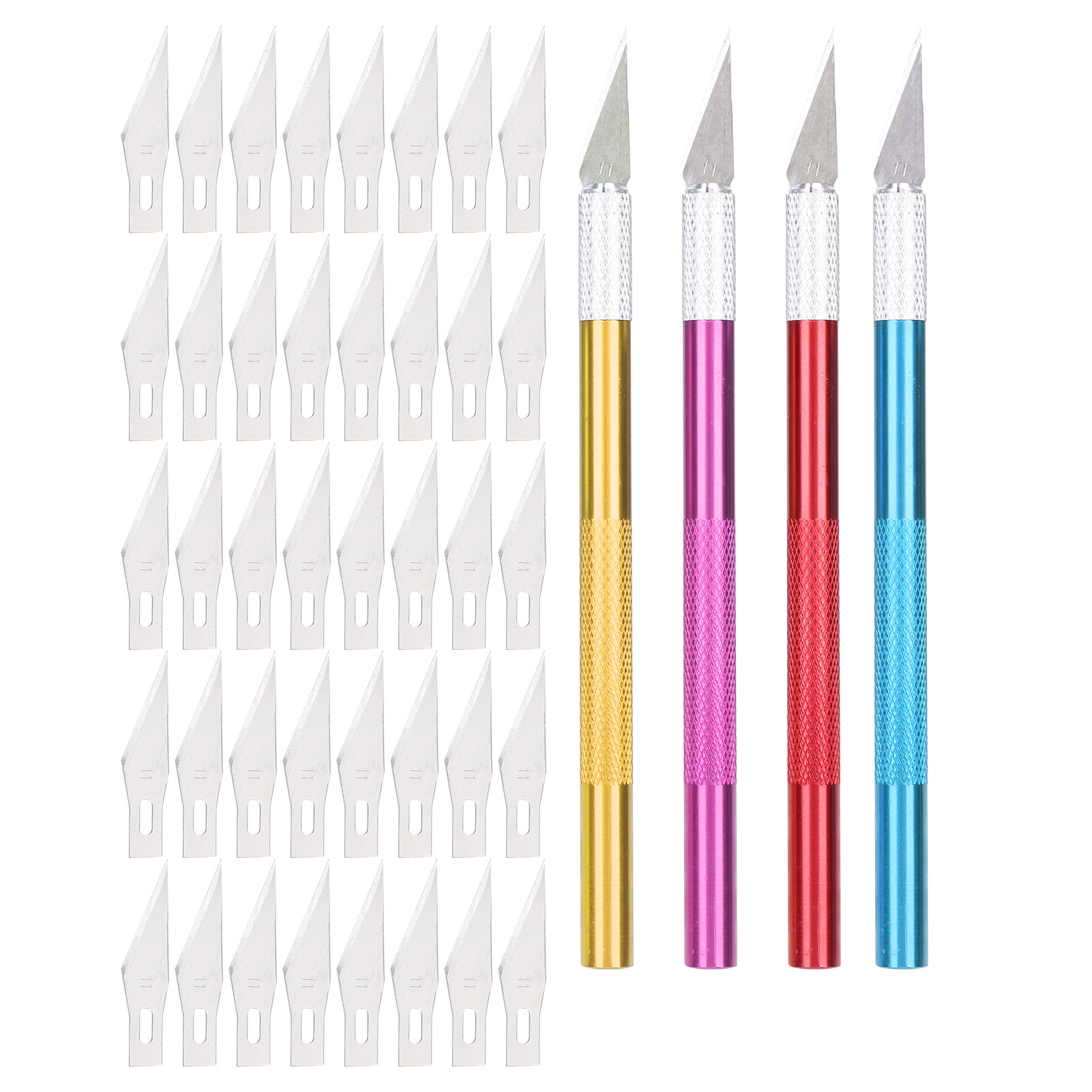 Set Mit 5 Stahlklingen Für Diy-messer, Schnitz- Und Schneidewerkzeuge Für Bastelarbeiten Und Scrapbooking