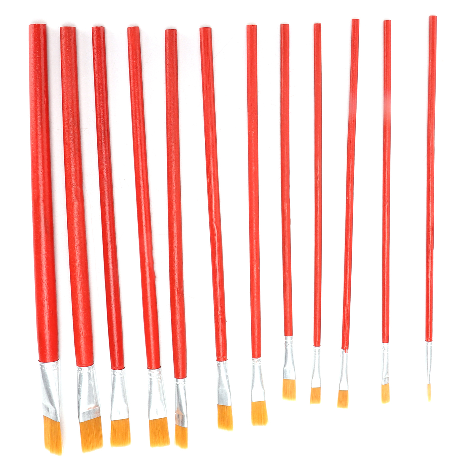 Set Mit 12 Multifunktionalen Pinseln, Haarfreie Borsten, Ideal Für Aquarellmalerei Für Künstler Und Schüler