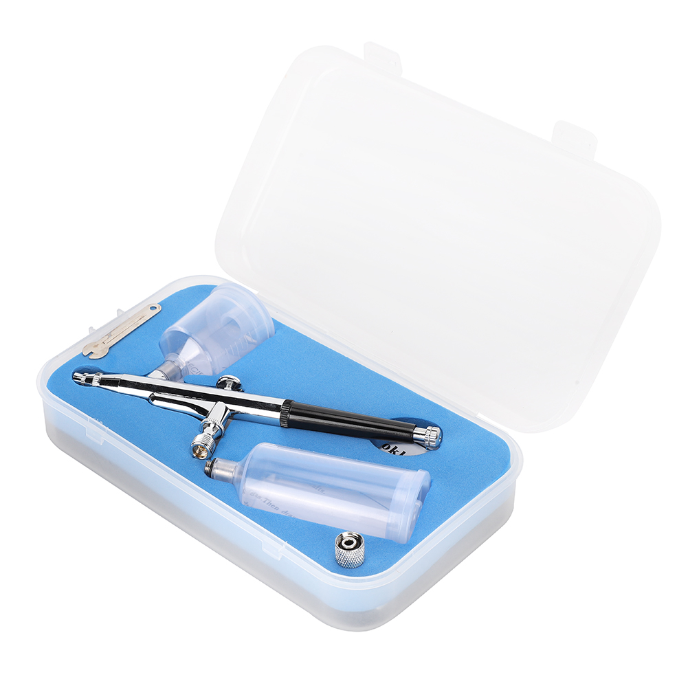 Doppeltank-druckluft-airbrush-set Für Nägel, Make-up, Lackieren T131