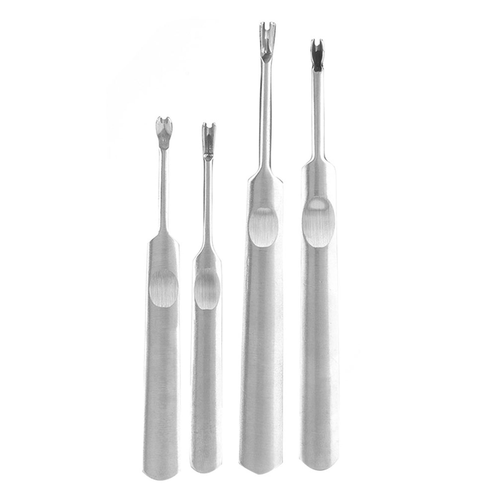 Set Mit 4 Lederstechbeiteln Aus Edelstahl, Uv-schnitzwerkzeuge Für Heimwerker