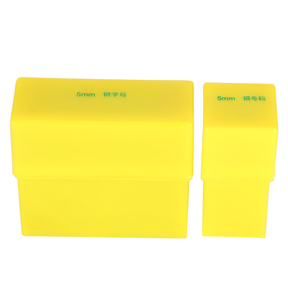 Satz Mit 36 Zahlen- (0–9) Und Buchstabenstempeln (a–z) Aus Kohlenstoffstahl, 2er-packung, Größe 5 Mm