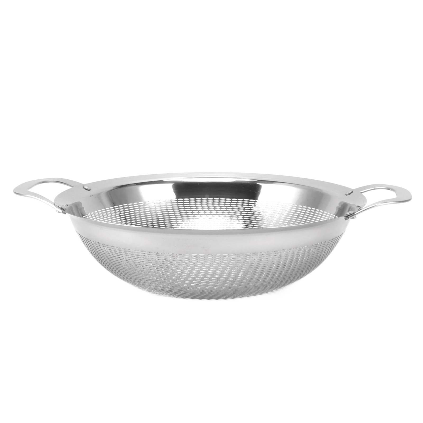 Multifunktionales Edelstahl-sieb, Siebkorb Für Obst Und Gemüse, Abtropfkorb Mit Griffen Für Die Küche, 25 Cm / 9,8 Zoll