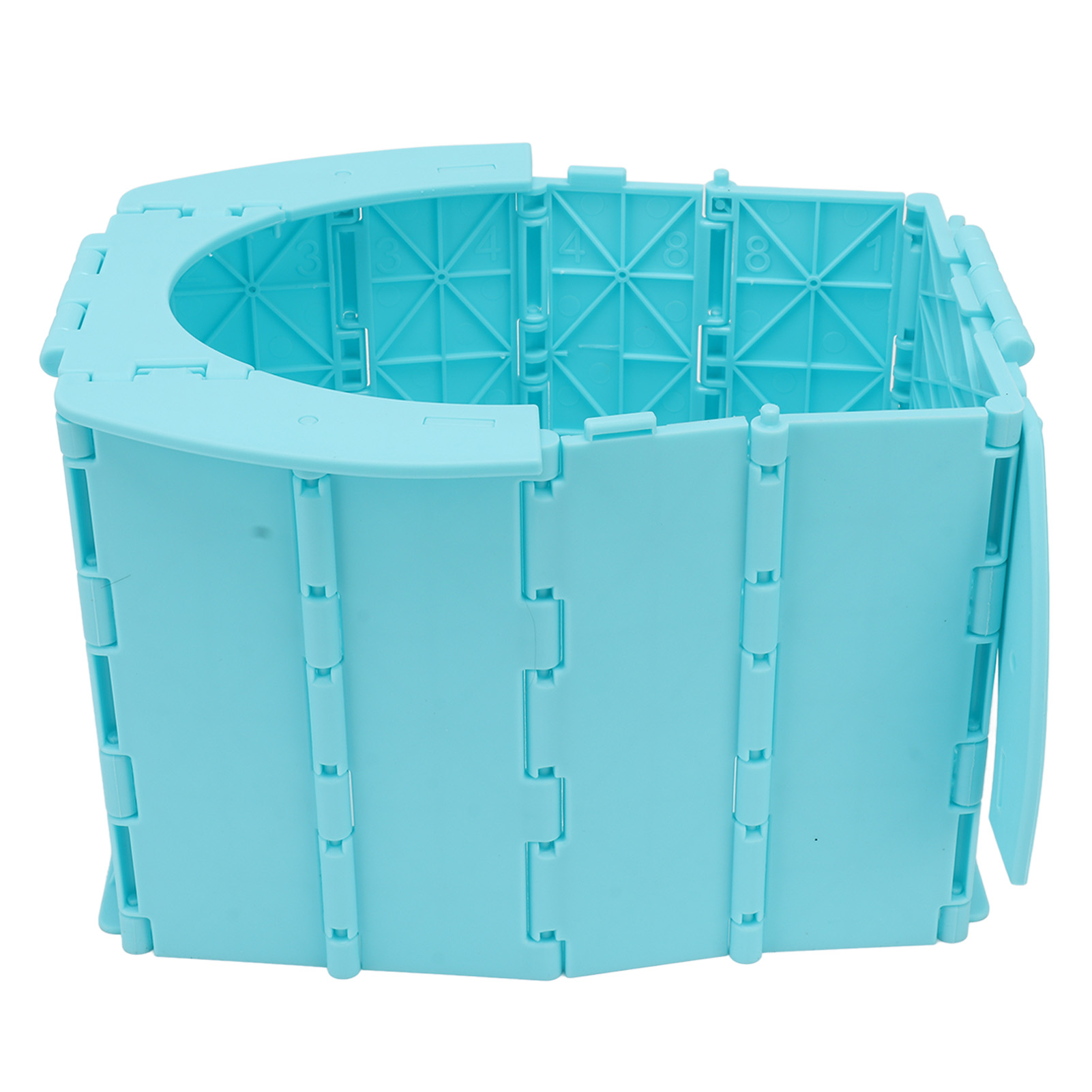 Mini-toilette Zum Zusammenklappen Für Kinder, Leicht Zu Reinigendes Abs-töpfchen Für Die Töpfchenerziehung, Ideal Für Notfälle Beim Camping.