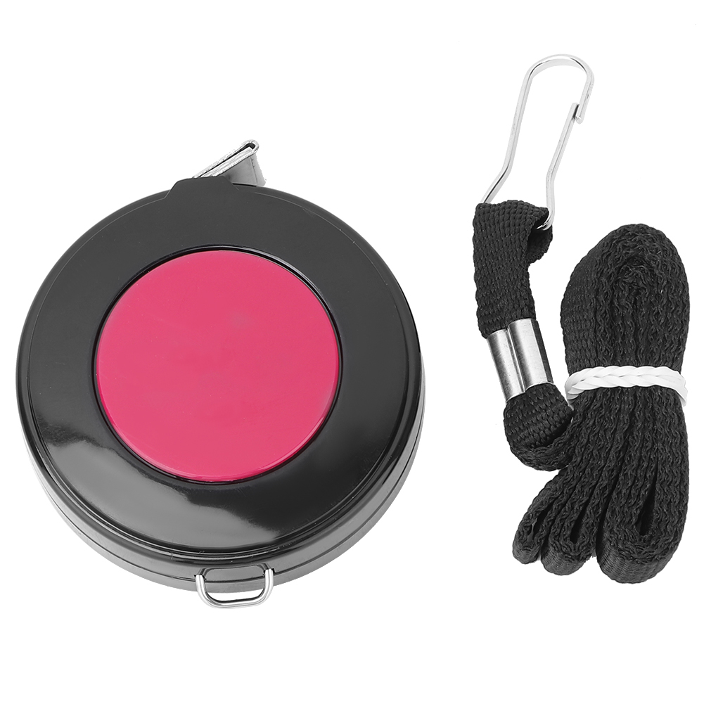 150 Cm Langes, Flexibles Stoffmaßband, Einziehbares Nählineal Für Körpermaße Und Schneiderei, Rote Farbe