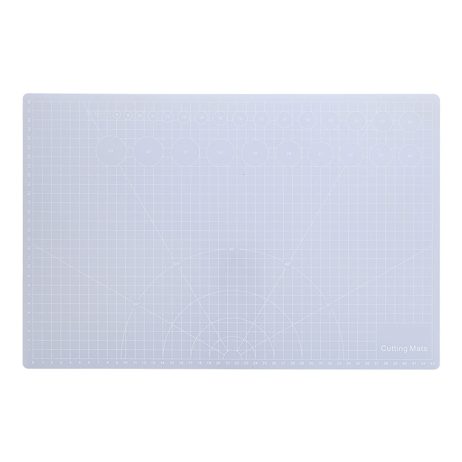Durchscheinendes, Rutschfestes Schneidebrett, Nicht Reflektierendes Bastelwerkzeug Für Gummistempel (a3-format, Transparentes Schneidebrett)