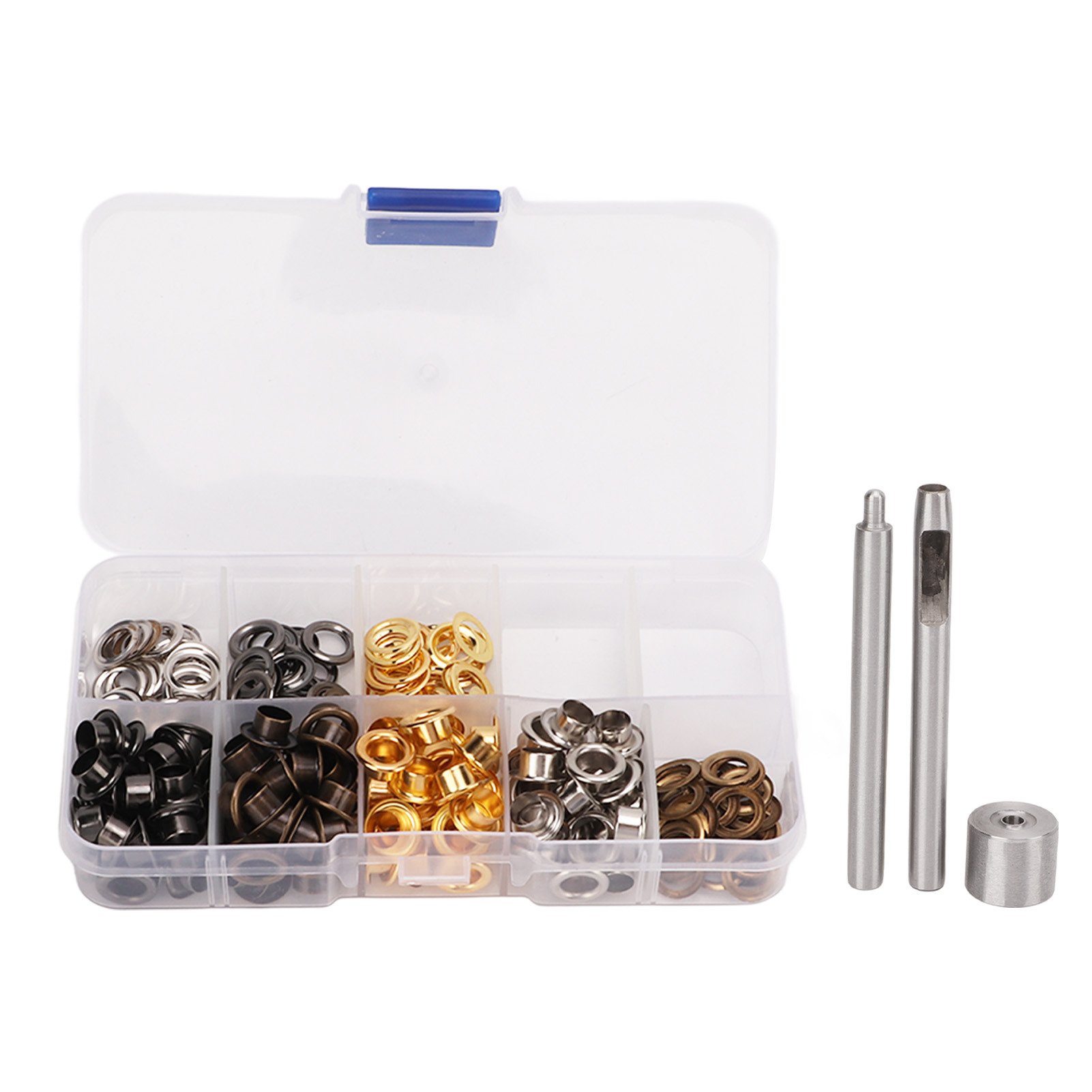Metallösen-set, Farbig Beschichtet, Robust, Einfach Zu Montieren, Set Für Schuhe, Taschen, Kleidung, Leder Und Bastelarbeiten