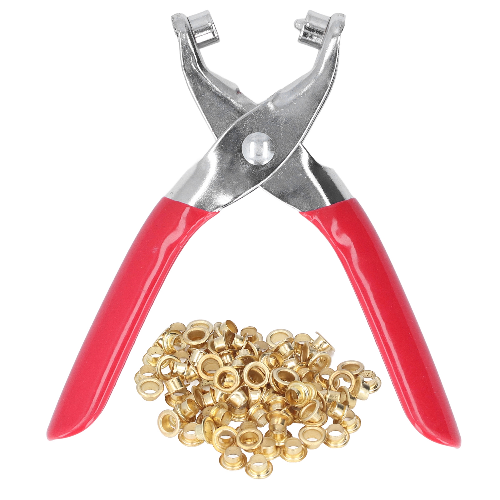 Multifunktionale Metallösenzange, Set Mit 100 4-mm-knöpfen.