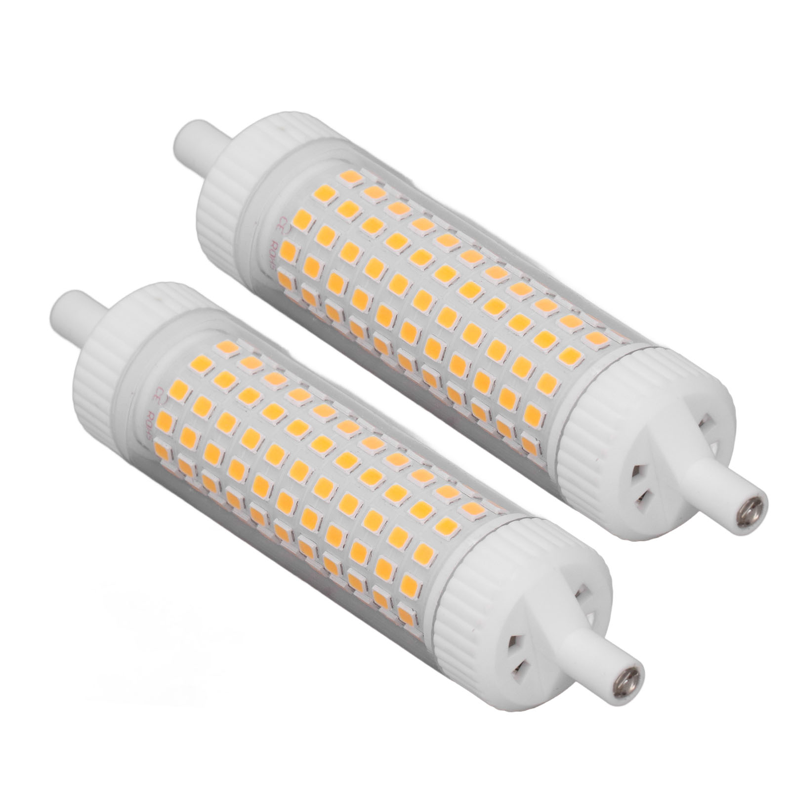 Dimmbare R7s 118-mm-doppelstrahler Mit 154 Leds (15 W) Für Wohn-, Nacht- Und Werbebeleuchtung, 220 V, Warmweiß
