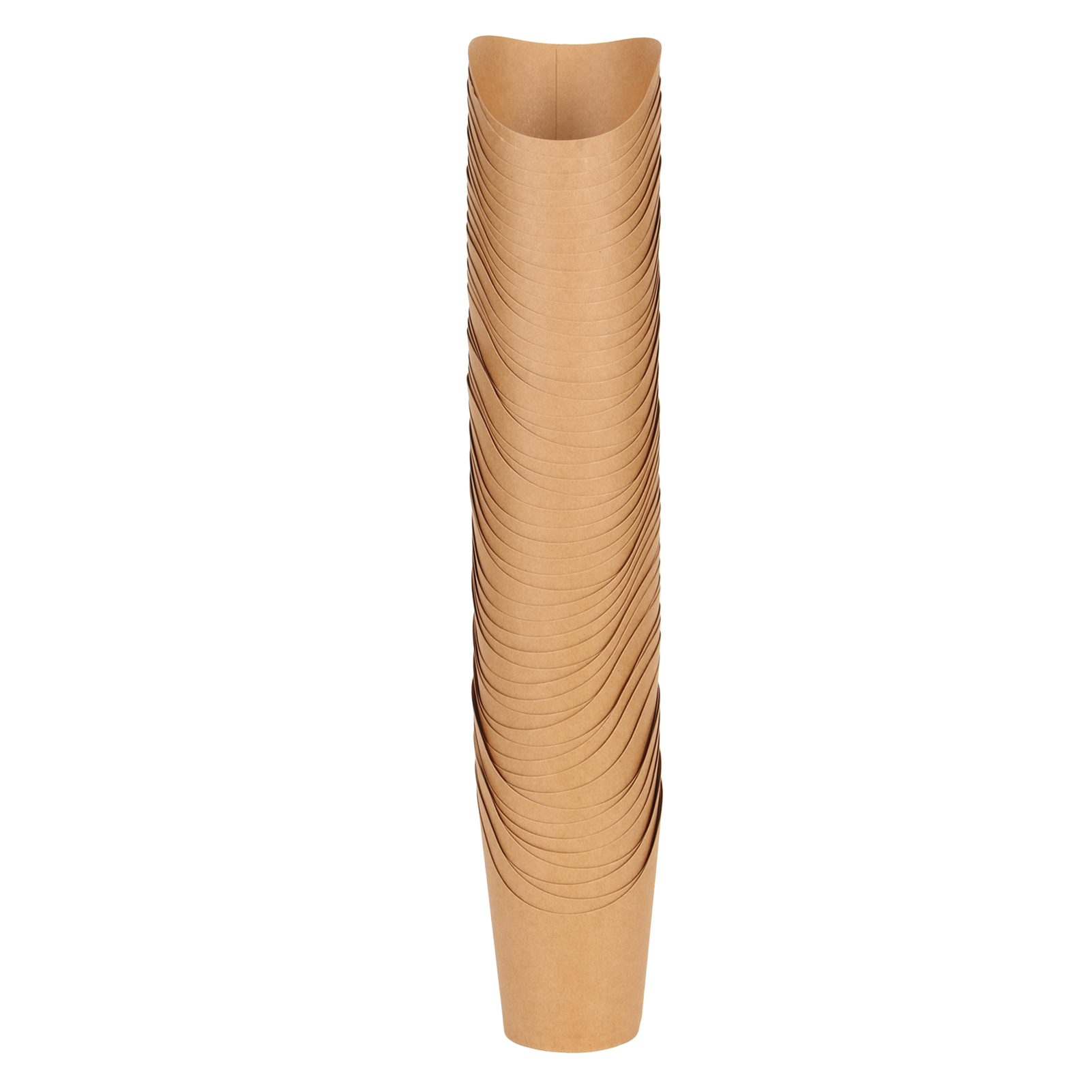 50 Wasserfeste Pommes-frites-behälter Aus Kraftpapier, Fettabweisende, Schräge Popcornboxen Für Take-away, Partys Und Familie