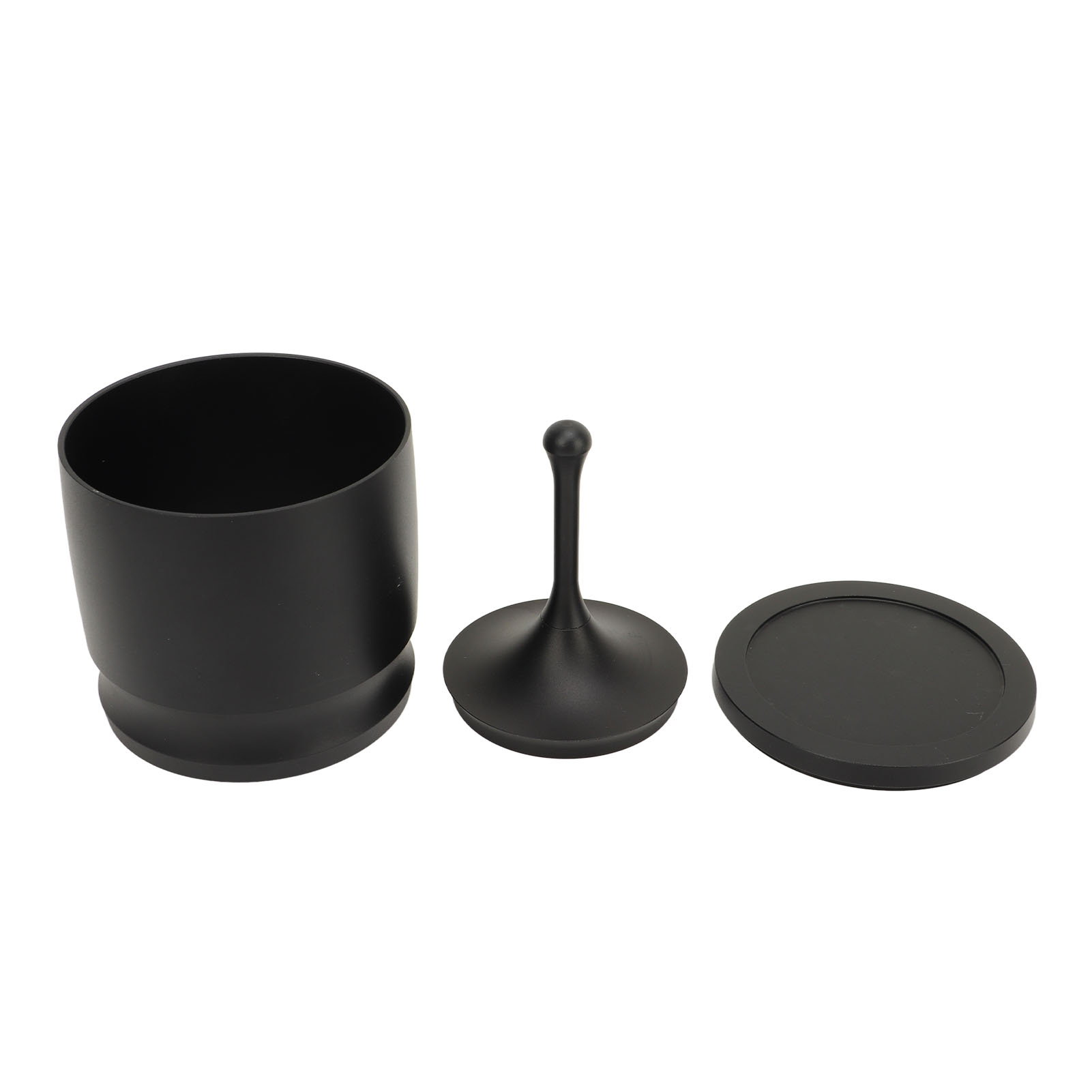 Dosierring Aus Aluminiumlegierung, Spritzsicher Für Kaffeepulver, 58 Mm, Schwarz – Kaffeezubehör