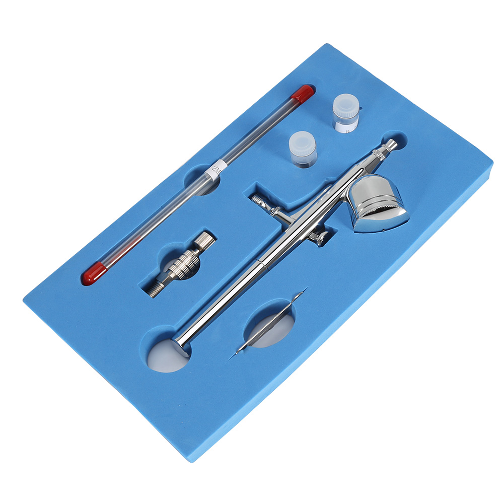 Schwerkraftzufuhr-doppelwirkungs-airbrush-set Für Tortendekoration Und Nagelkunst (470t)