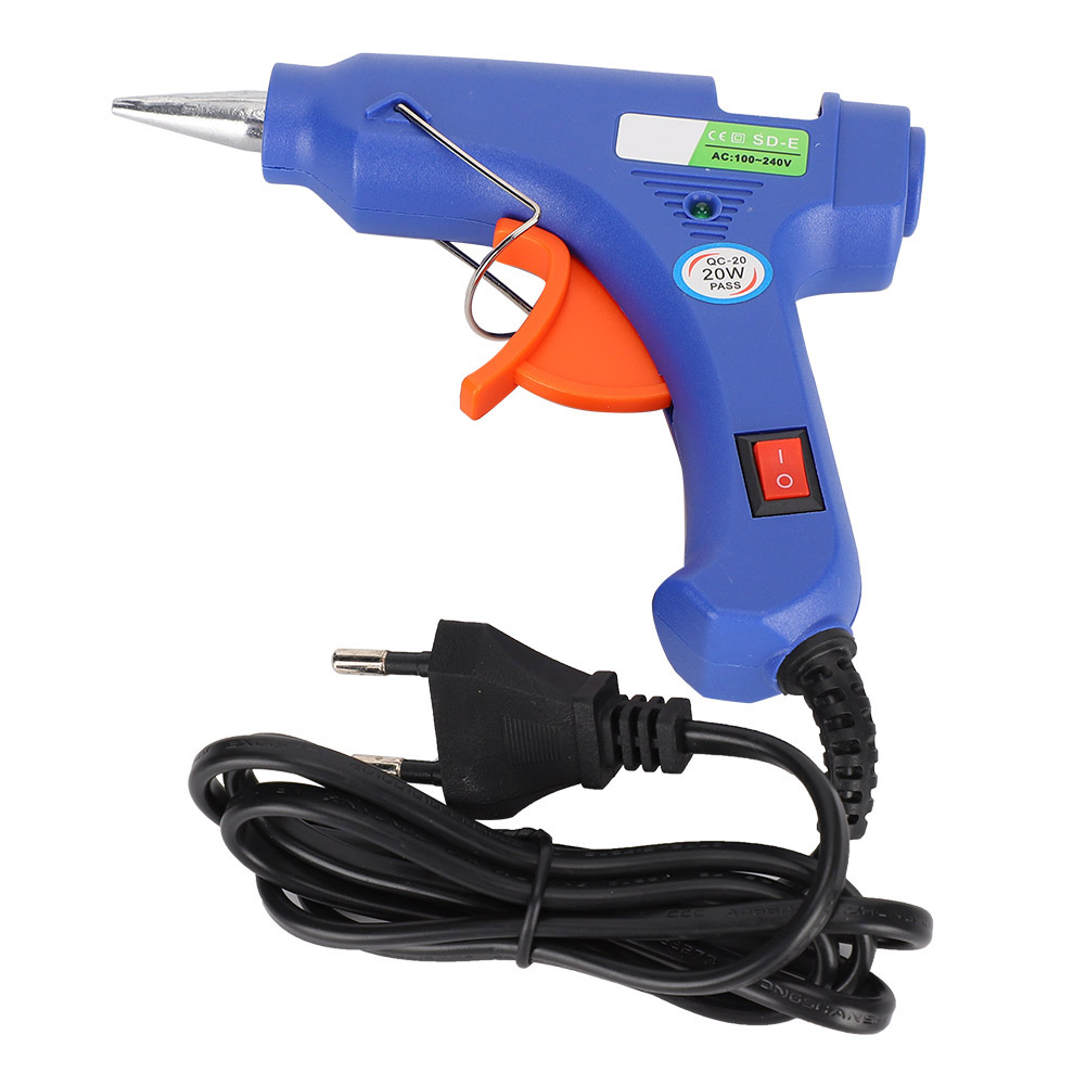 20-w-universal-heißklebepistole Zum Selbermachen, Professionelles Schnellheizgerät, Handgefertigt, 110–240 V Mit Eu-stecker
