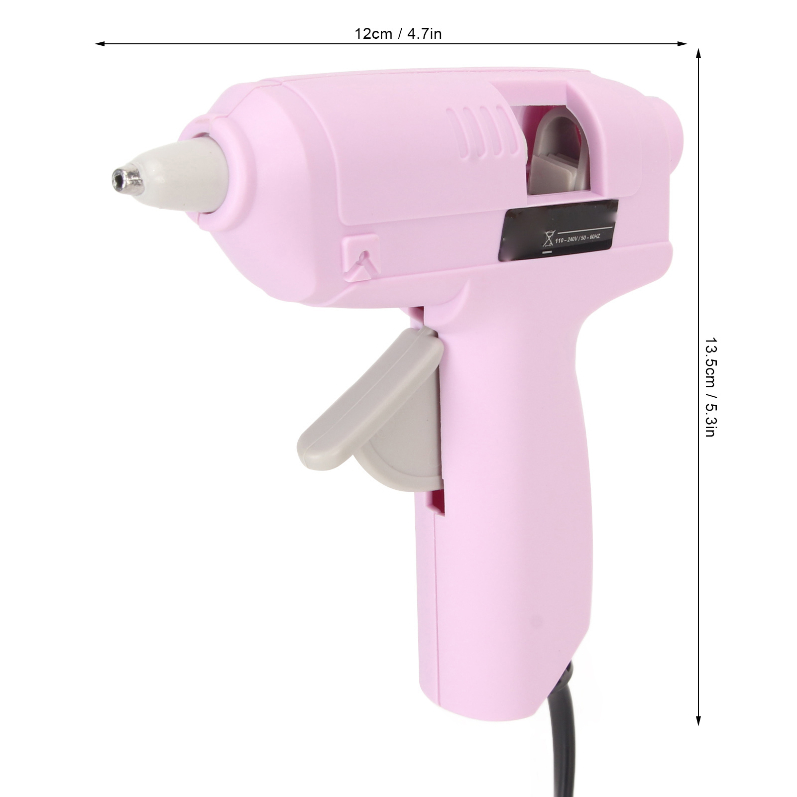 20-w-heißklebepistole, Schnelles Aufheizen, Schnelles Trocknen, Mini-heißklebepistole Mit Klebesticks Für Bastelarbeiten, 110–240 V Eu-stecker