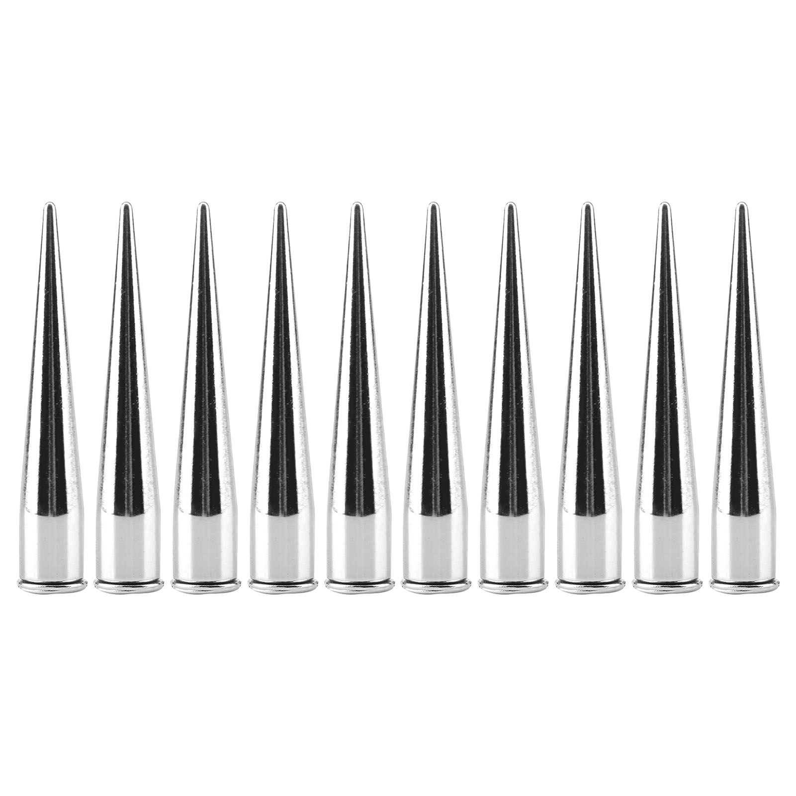 Set Mit 10 7-mm-metallspitzennieten Und Schraubnägeln Für Diy-lederarbeiten, Silber