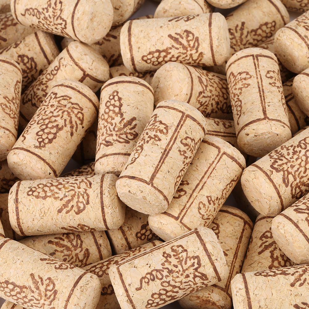 100 Naturkorken, 22 X 44 Mm, Gerade Holzstopfen Für Weinflaschen