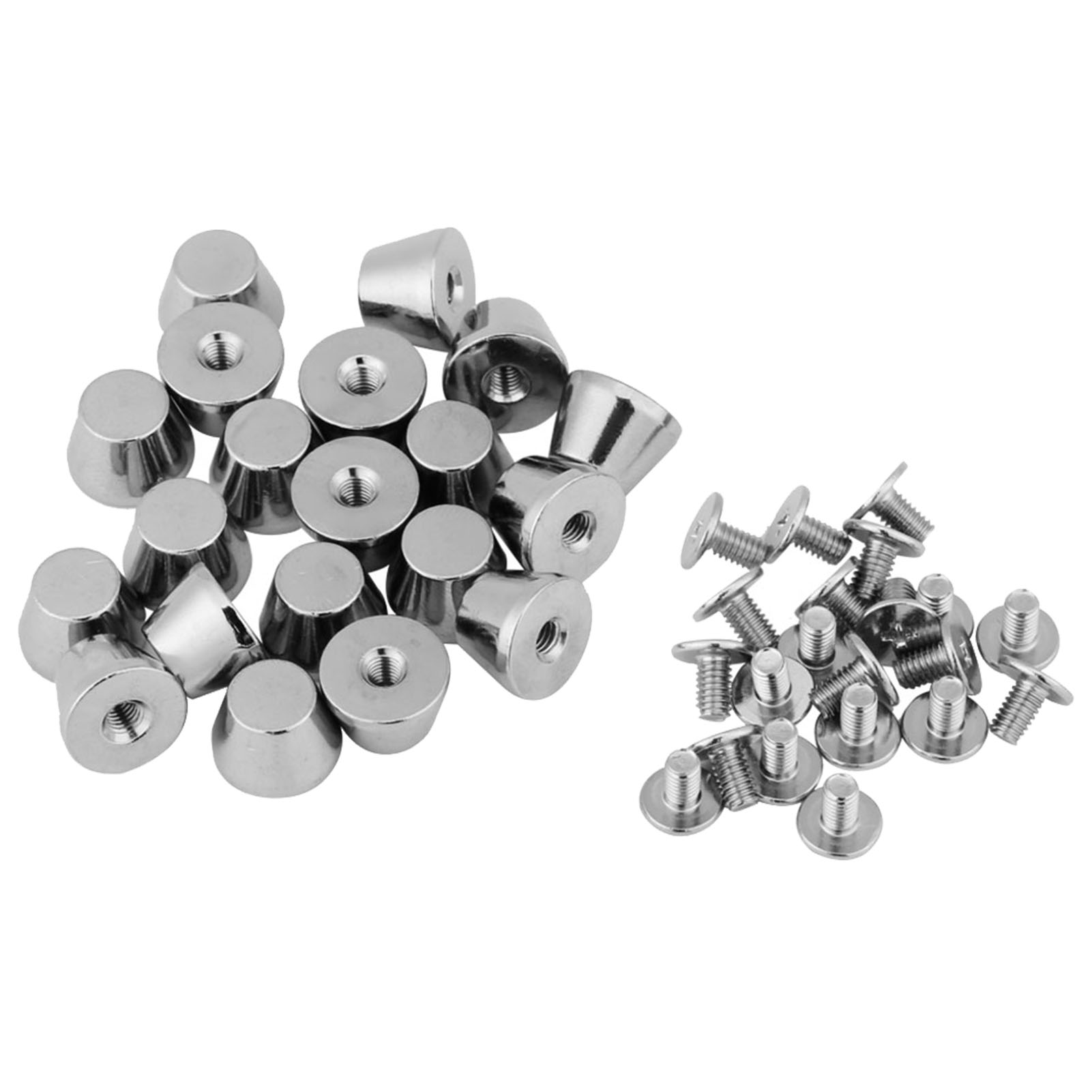 Packung Mit 20 Flachkopfnägeln 10 Mm X 7 Mm Für Taschen, Schuhe, Kleidung Und Dekoration (silber)