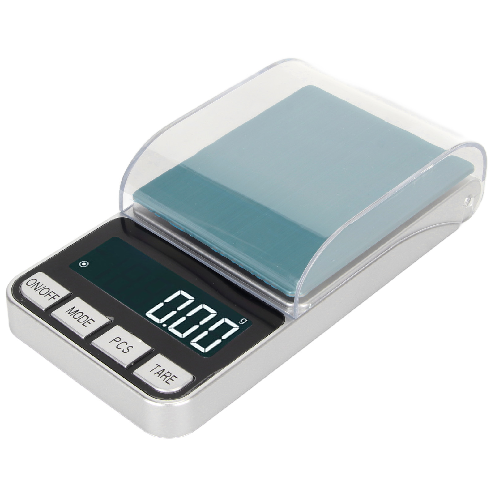 Elektronische Taschenwaage, 200 G Kapazität, 0,01 G Genauigkeit, Hd-hintergrundbeleuchtung, 7 Maßeinheiten, Mit Windschutz, Für Medikamente
