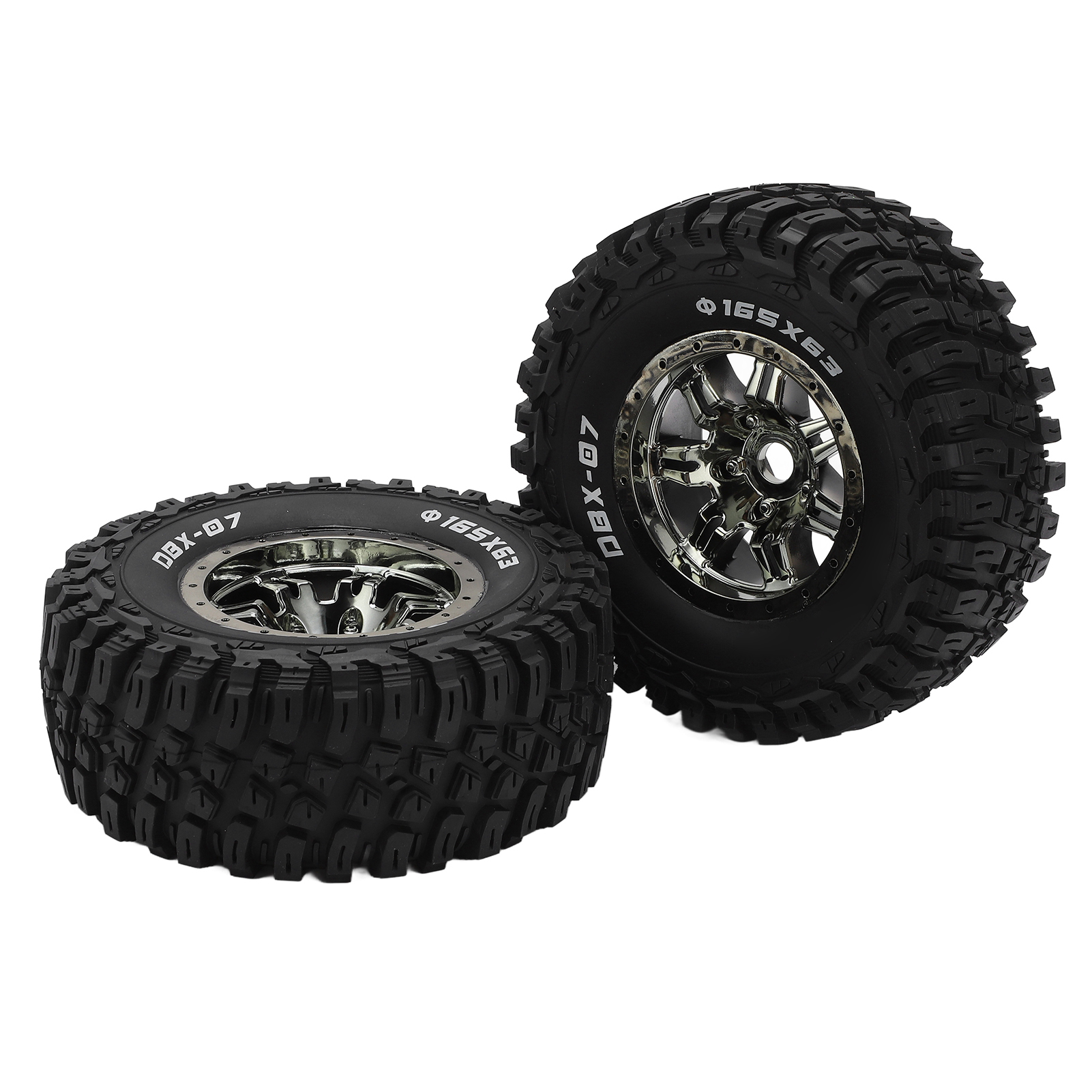 X 165 Mm Durchmesser Gummireifen Für Zd Racing 1/7 Dbx-07 Rc-car-räder, Titan-ersatzteil