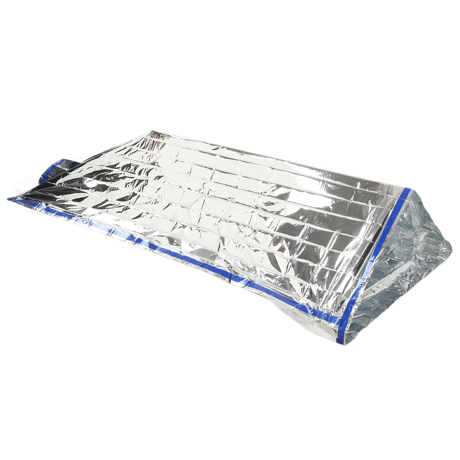 Faltbare, Wasserdichte Rettungsdecke, Silberne Notfall-thermodecke 200 X 100 Cm Für Camping Und Wandern