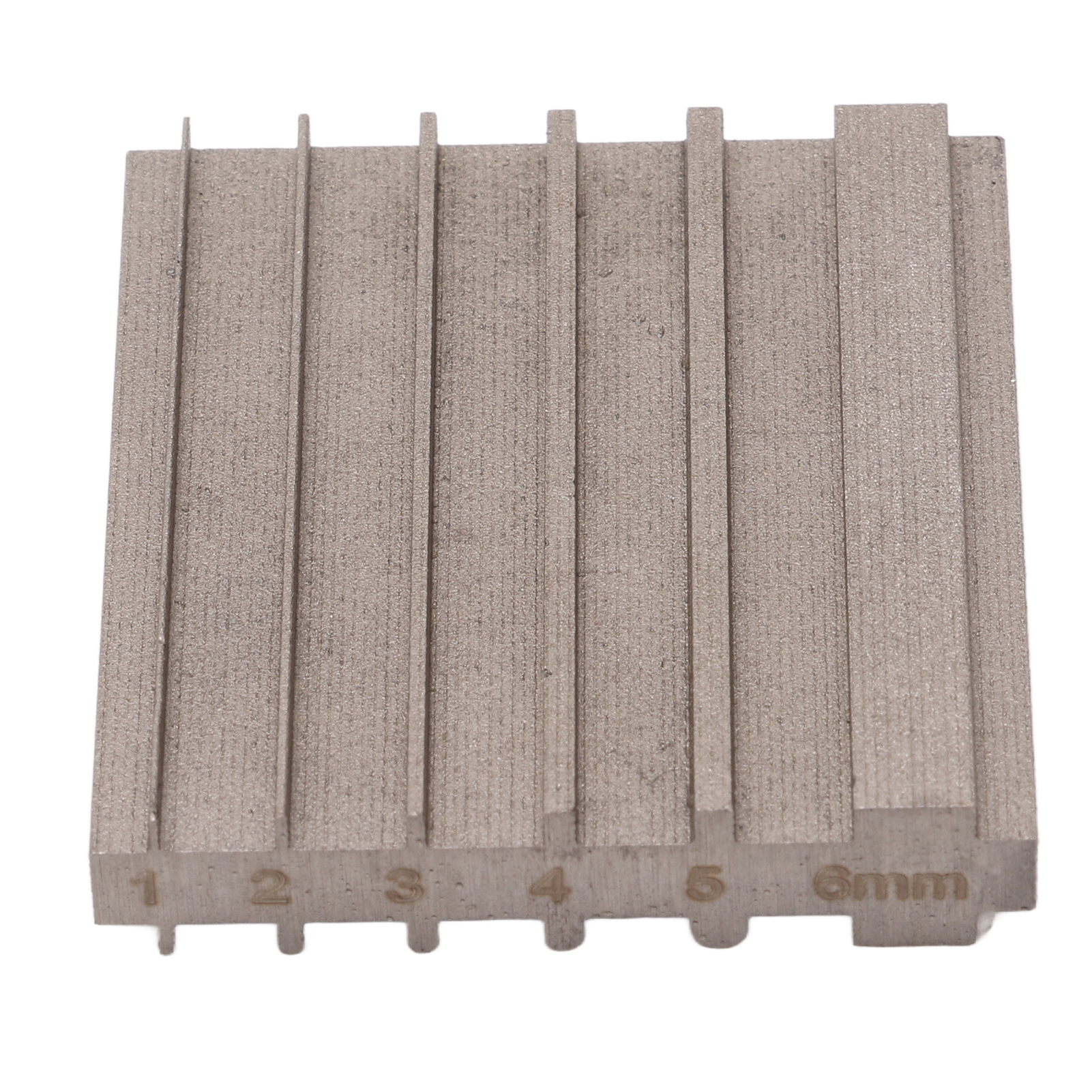 Robuster Stahlmeißel Für Leder, Diy-schleifwerkzeug, 6-mm-kantenschärfer, Grauer Vierkantschlitz, Schaufelreparatur