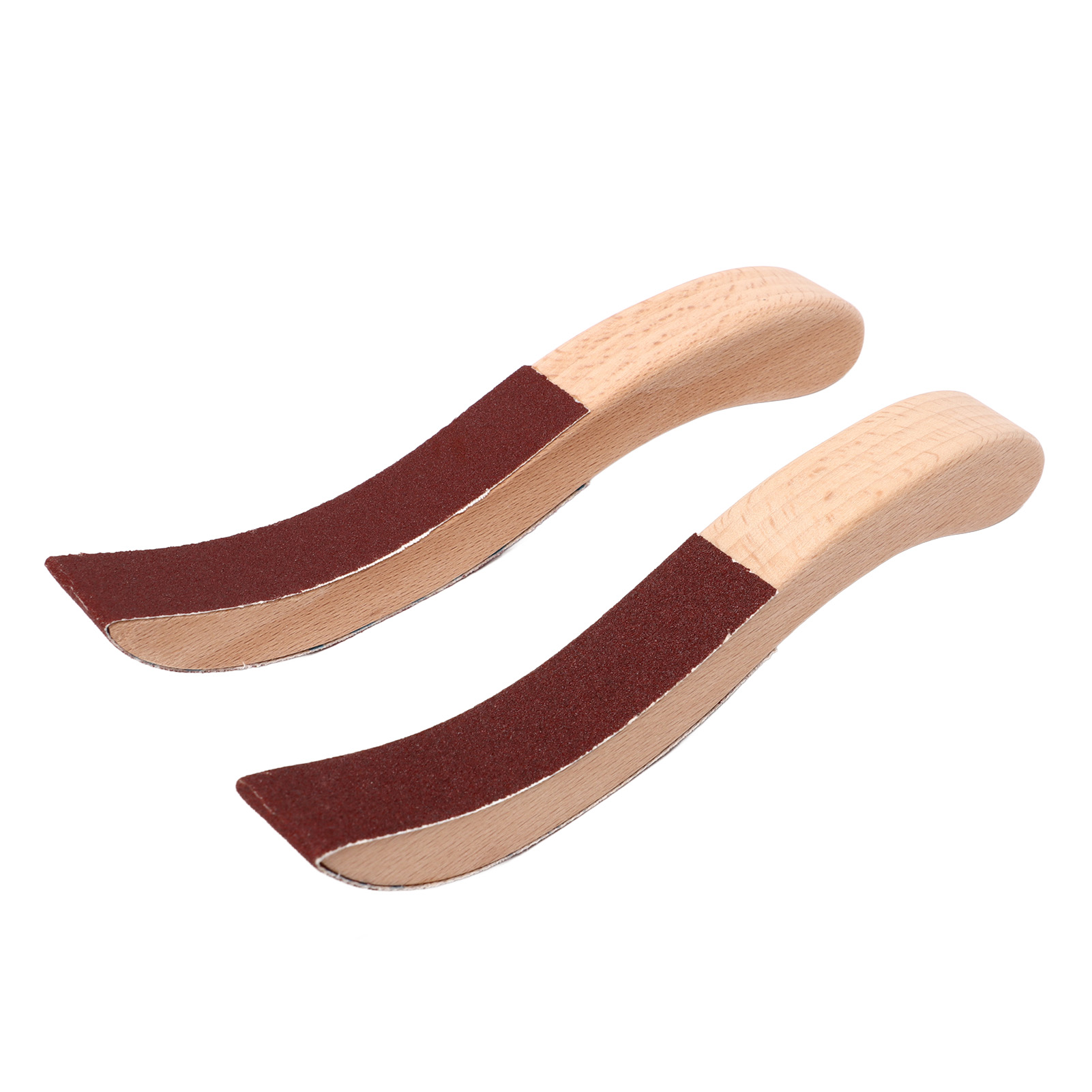 Paar Hammerförmige Schleifpads Für Klaviere, Größe S, Massivholz, Filz, Polieren, Reparatur, 2er-set