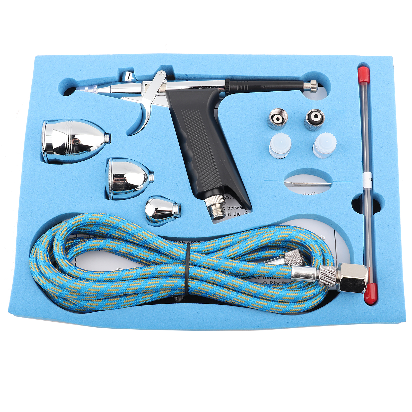 Schwerkraft-airbrush-set Mit 3 Farbbechern Und Doppelwirkung 166 Ak