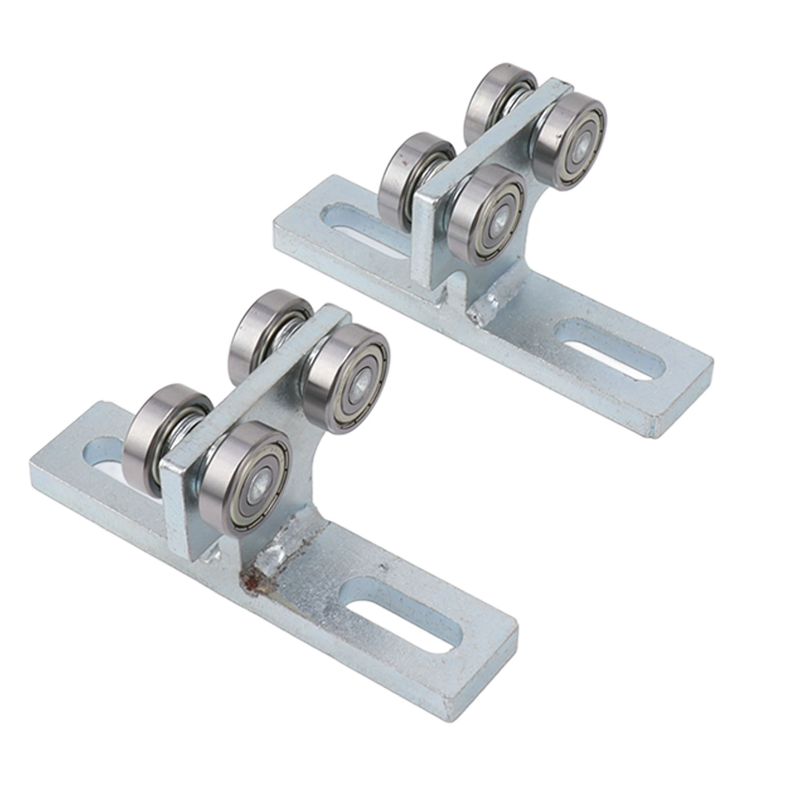2 Stück T-förmige 4-rad-laufwagenlager Aus Legiertem Stahl Für 1-5/8-zoll-stützschiene