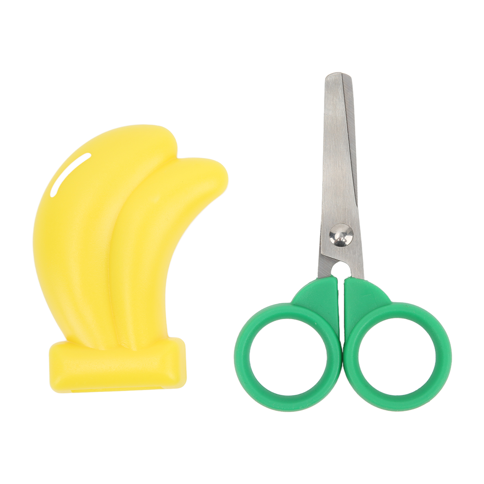 Niedliches Bananen-papierscheren-set Mit Weichem Magnetgriff Zur Dekoration Von Kinderzimmern