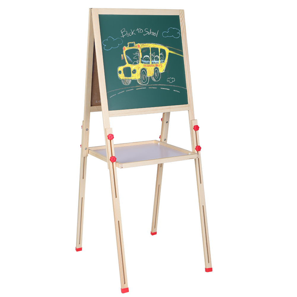 Verstellbare Und Freistehende 3-in-1-malstaffelei Mit Zubehör Für Kinder, Kreatives Spielen