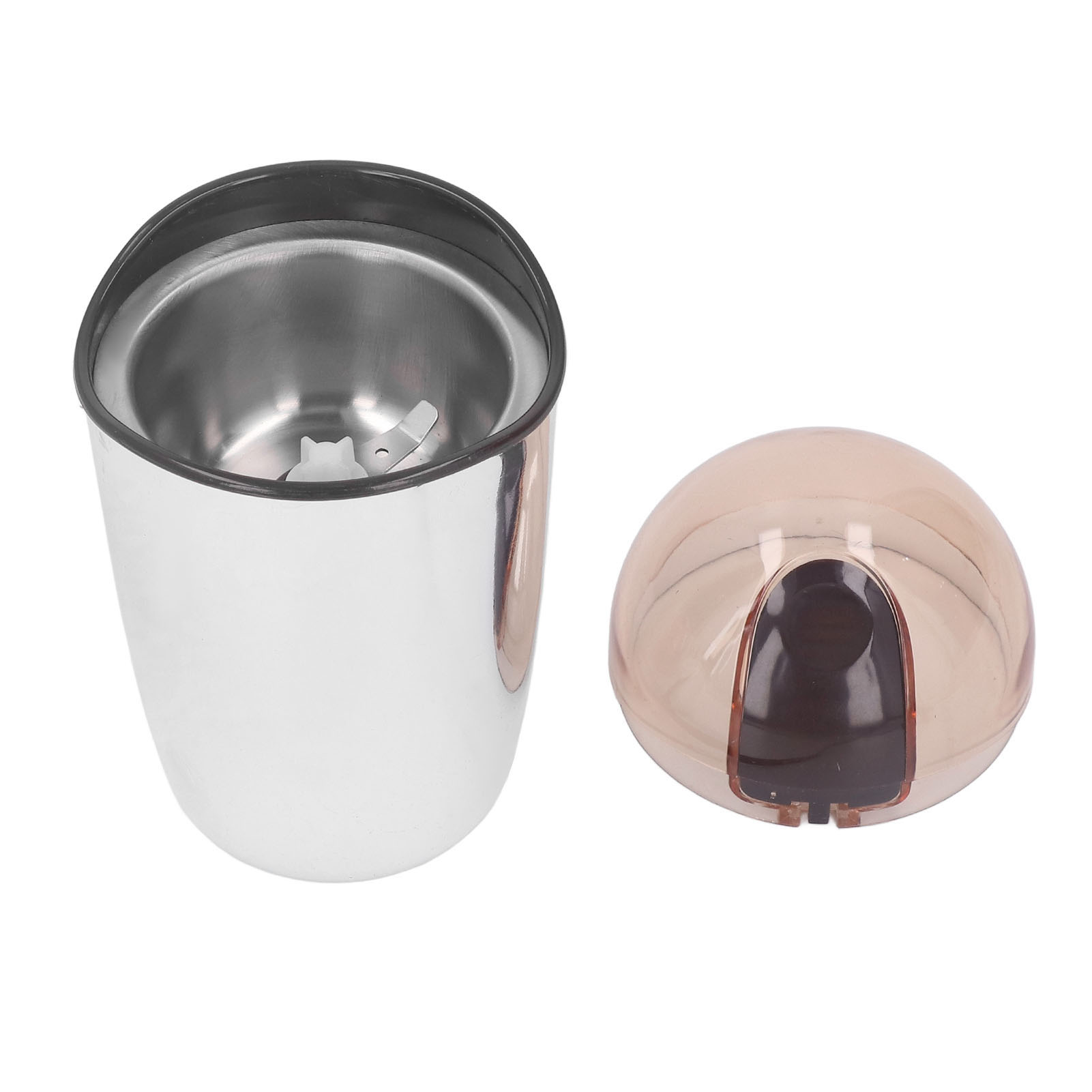 Elektrische Kaffeemühle (200 W), Edelstahlklingen, Gewürzmühle, Getreidemühle Mit Ein-knopf-funktion Für Kräuter, 220-v-eu-stecker