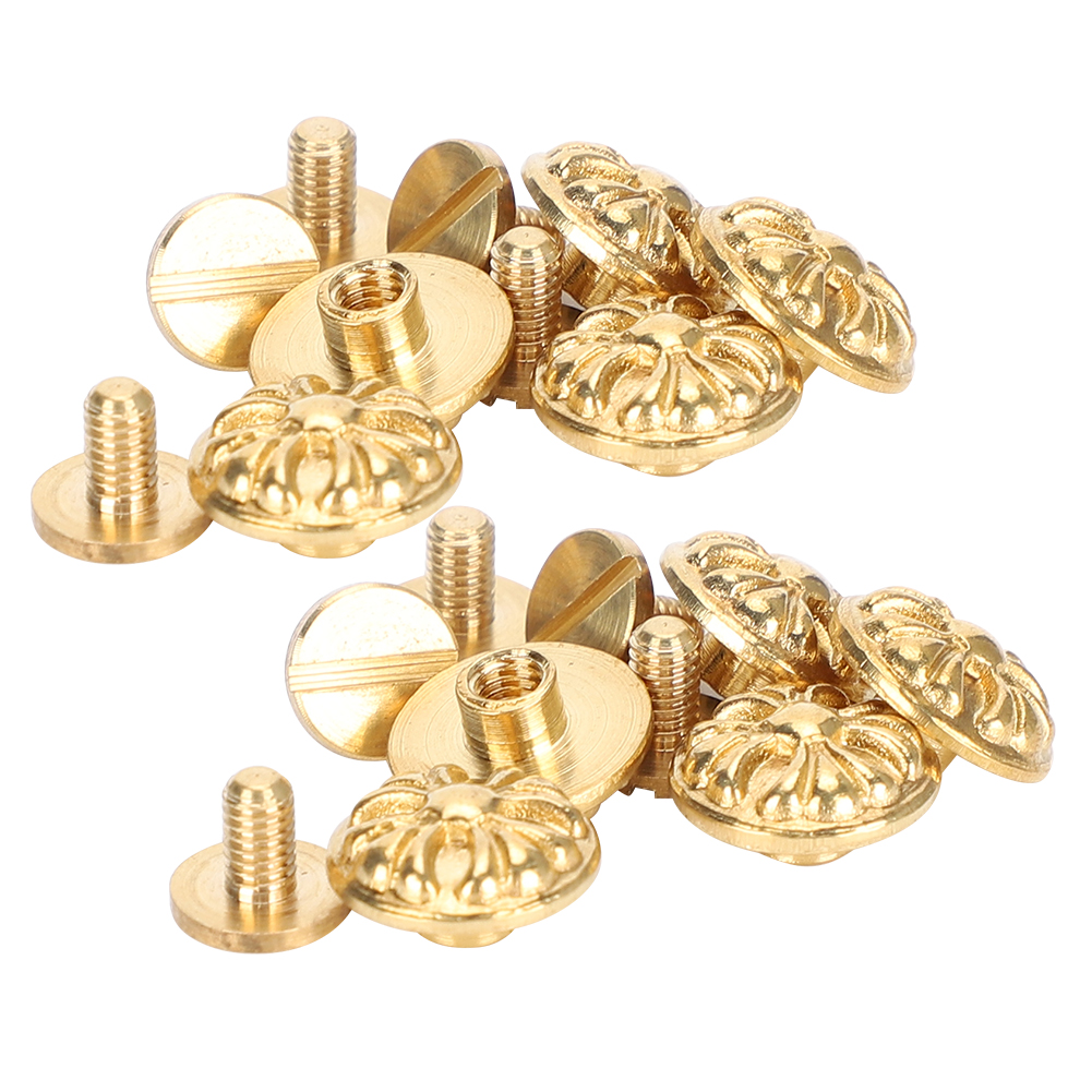 10 Chrysanthemen-ledernieten, 10 Mm Ziernieten Für Lederwaren, 10er-pack Diy-knöpfe
