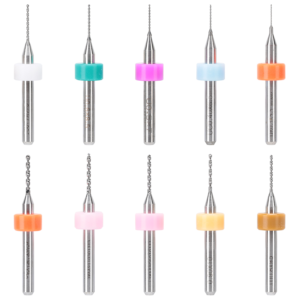 Set Mit 10 Mikrobohrern (0,3–1,2 Mm) Für Holz-, Uhren- Und Handy-reparaturen, Präzisionswerkzeuge