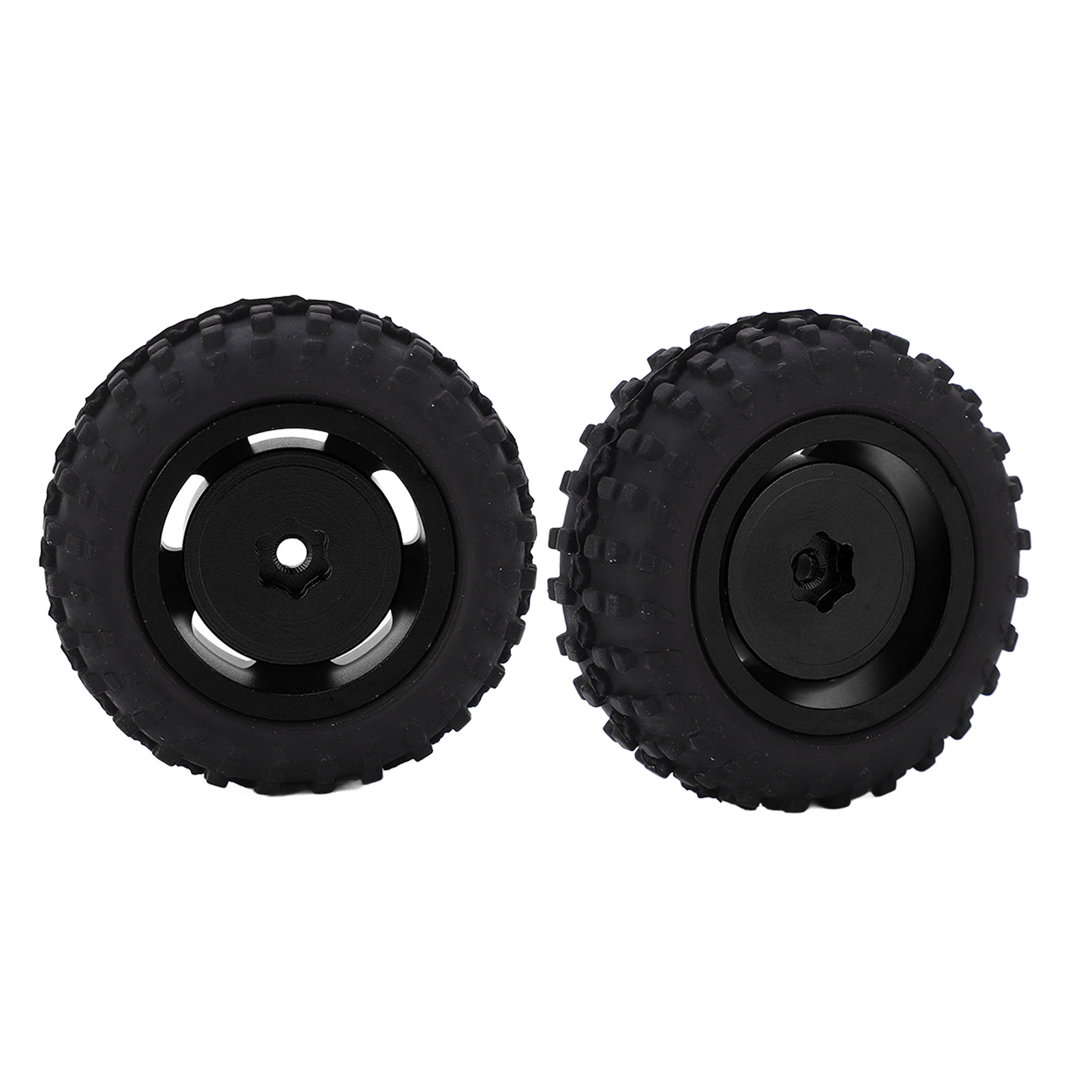 X 50-mm-gummireifen Und Aluminiumfelgen Für Axial Scx24 1/24 Rc-car-räder, Schwarze Ersatzteile