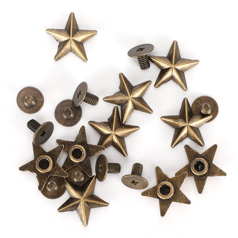 14-mm-sternnieten Aus Bronze, Diy-zubehör Für Kleidung Und Schuhe, Dekorationen Mit Schrauben