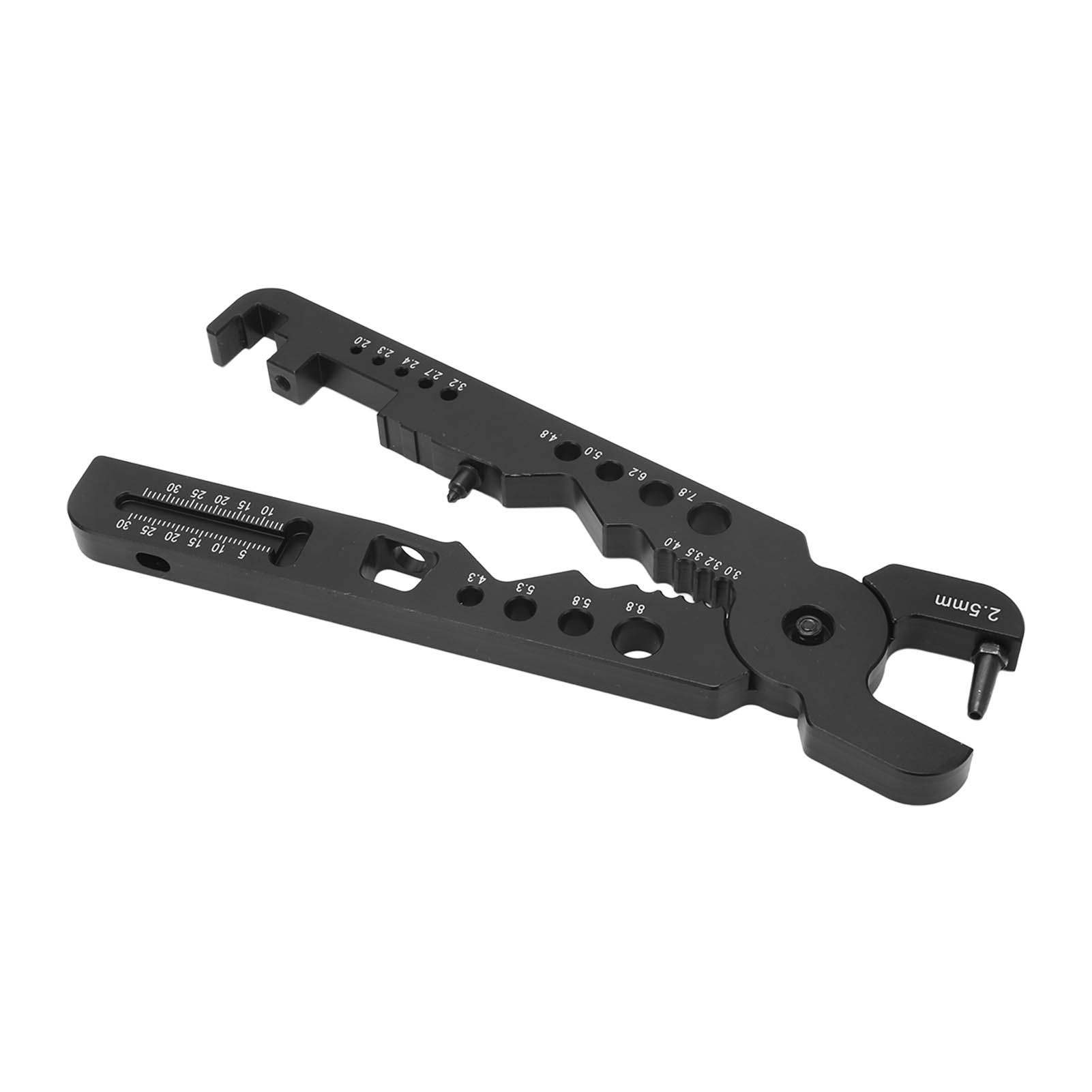 Multifunktionale Stoßdämpfer-wellenklemme Aus Aluminiumlegierung, Schwarz, Handlich, Für Rc-autos Und Rc-spielzeugmodelle