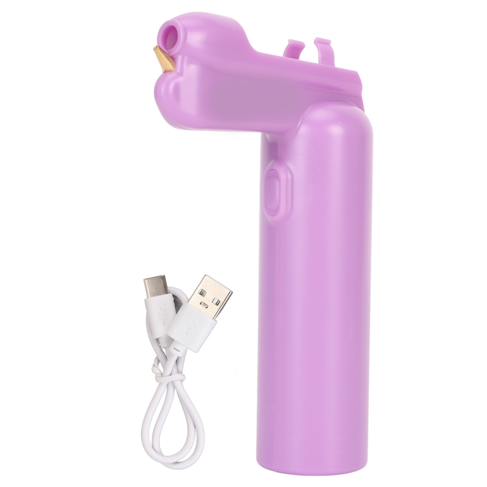 Tragbare, Wiederaufladbare Elektrische Airbrush-pistole Mit Luftkompressor Für Kindermalerei, Lila