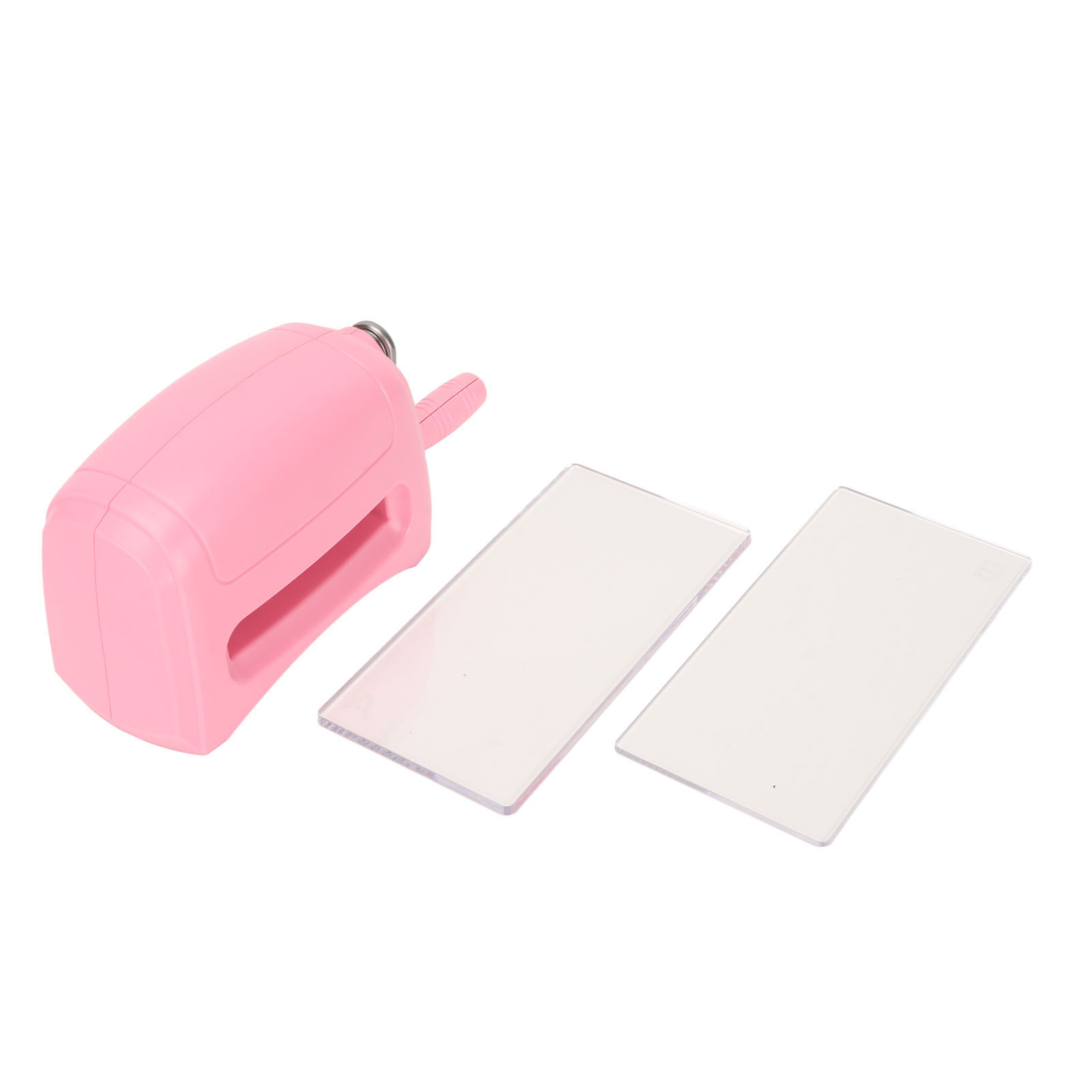 Tragbare Prägemaschine Zum Selbermachen, Rosafarbene Zinklegierung, Für Scrapbooking Und Schule