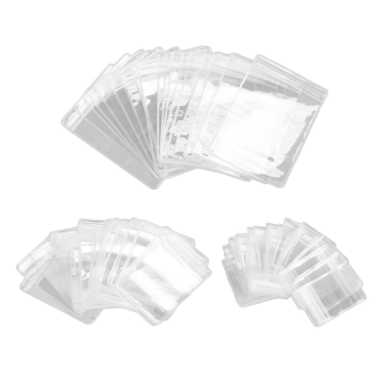 120-teiliges Set Transparenter Pvc-schmuckbeutel, Dickwandig, Oxidationsbeständig, Mit Wiederverschließbaren Reißverschlusstaschen Für Ohrringe Und Ringe