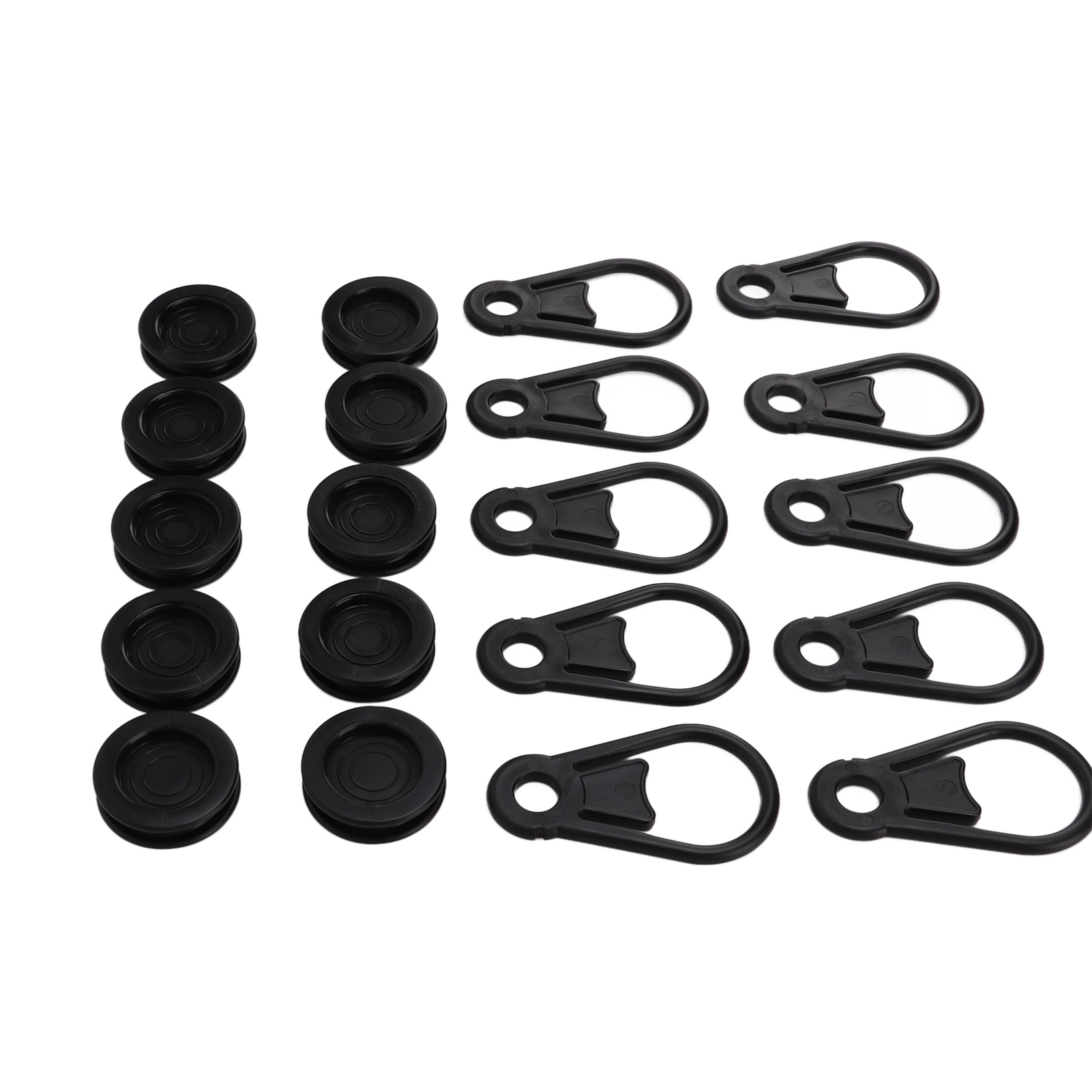 10er-pack Seilclips Für Outdoor-campingzelte, Abspannleinenclips Aus Kunststoff