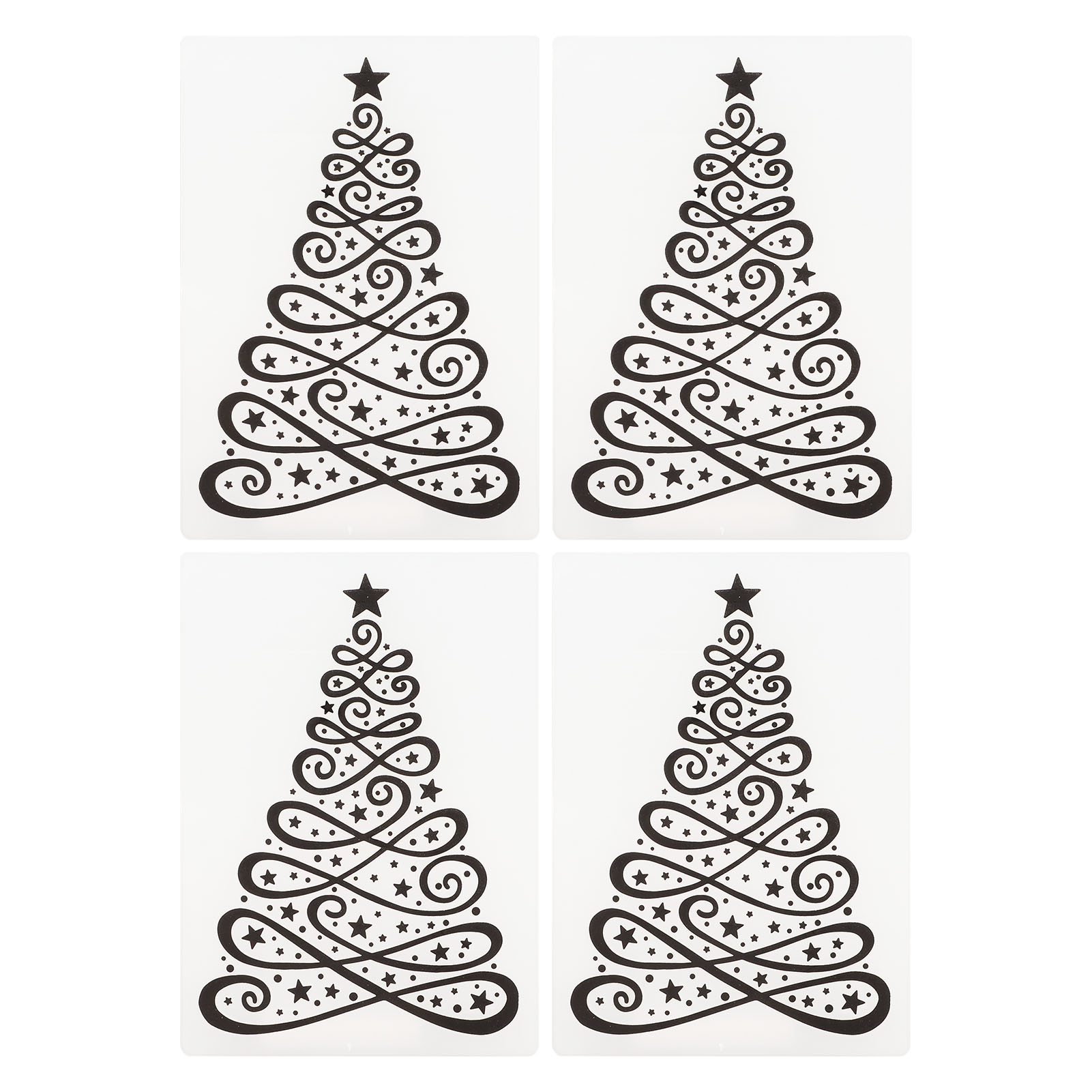 Wiederverwendbare Diy-weihnachtsprägevorlagen Für Briefumschläge Und Fotoalben
