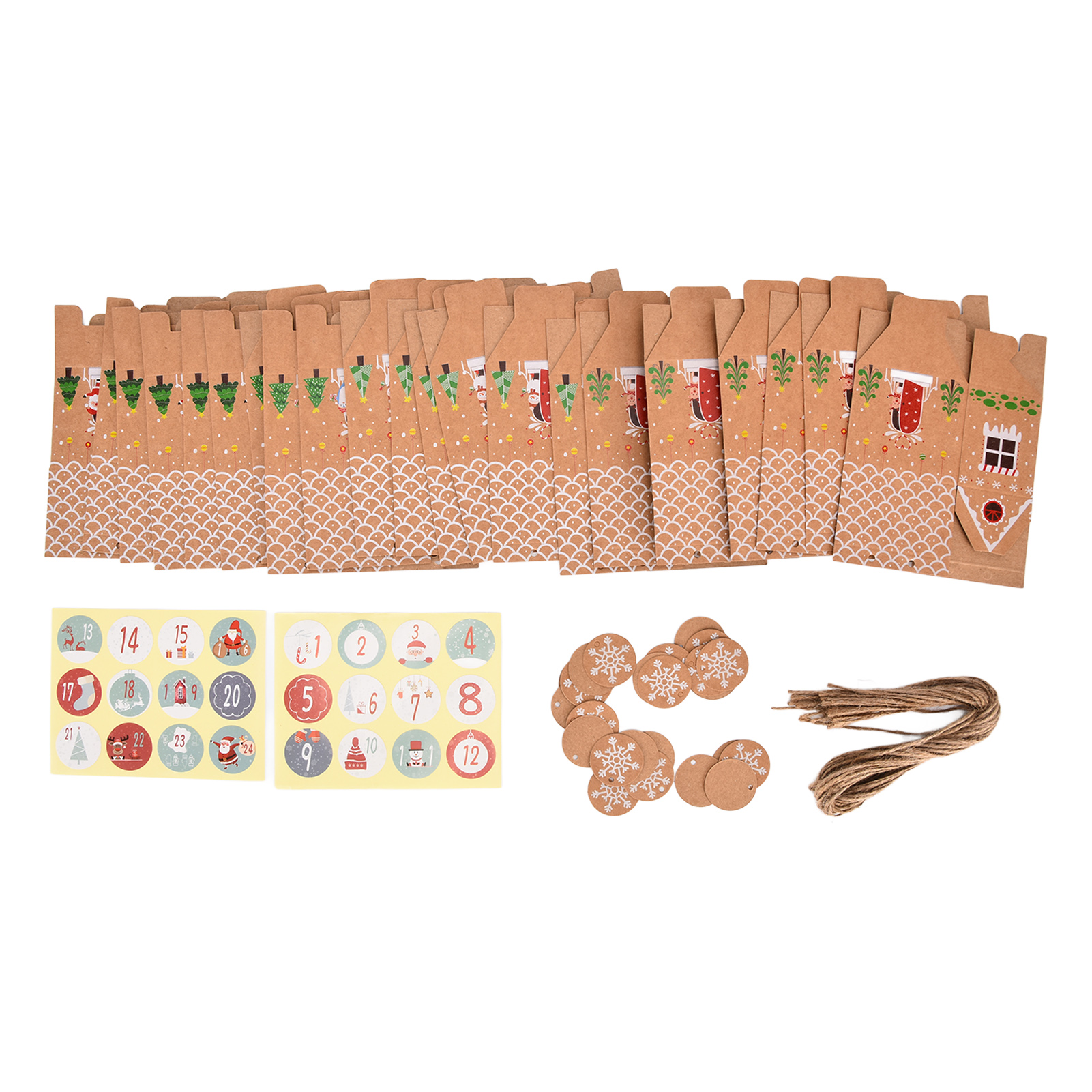 Exquisite Weihnachtsgeschenktüten, Verpackungsboxen Für Süßigkeiten, Kekse, Partydekoration