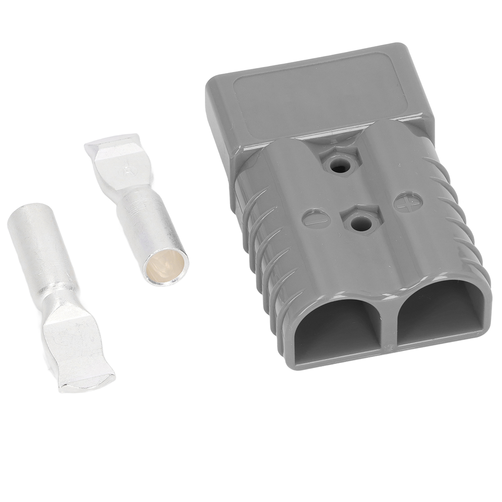 Sh350 350a 600v Hochleistungs-schnellstecker (zweipolig), Grau, Für Auto-, Solar-, Wohnwagen-, Boots- Und Gabelstaplerbatterien