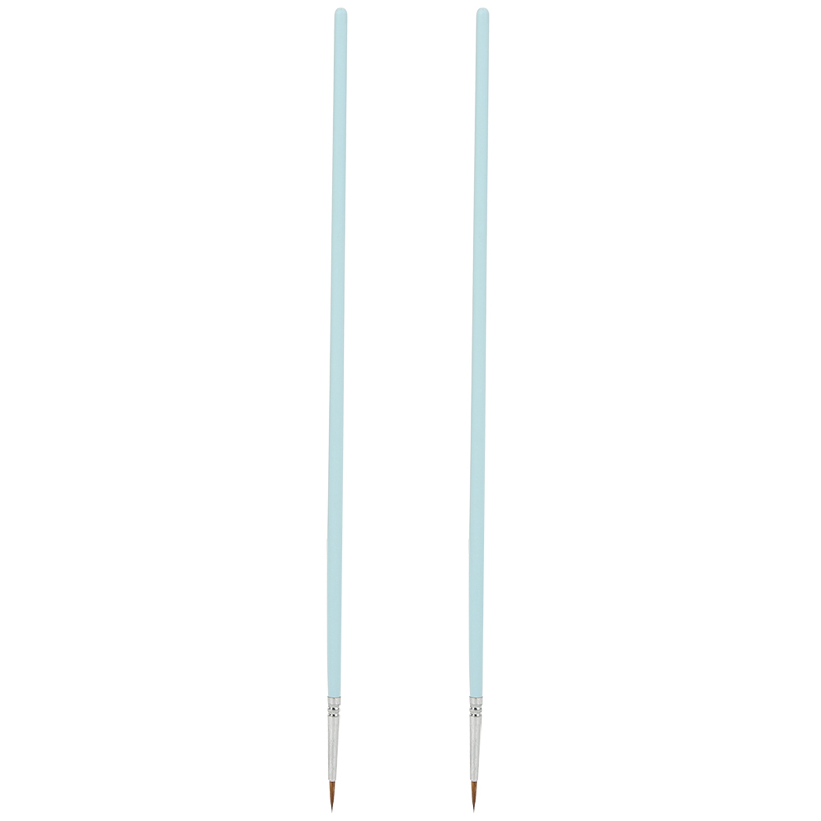 Aquarellpinsel-set, 2-teilig, Holzgriff, Wolfsnylonborsten, Künstlerisches Zeichen- Und Malwerkzeug