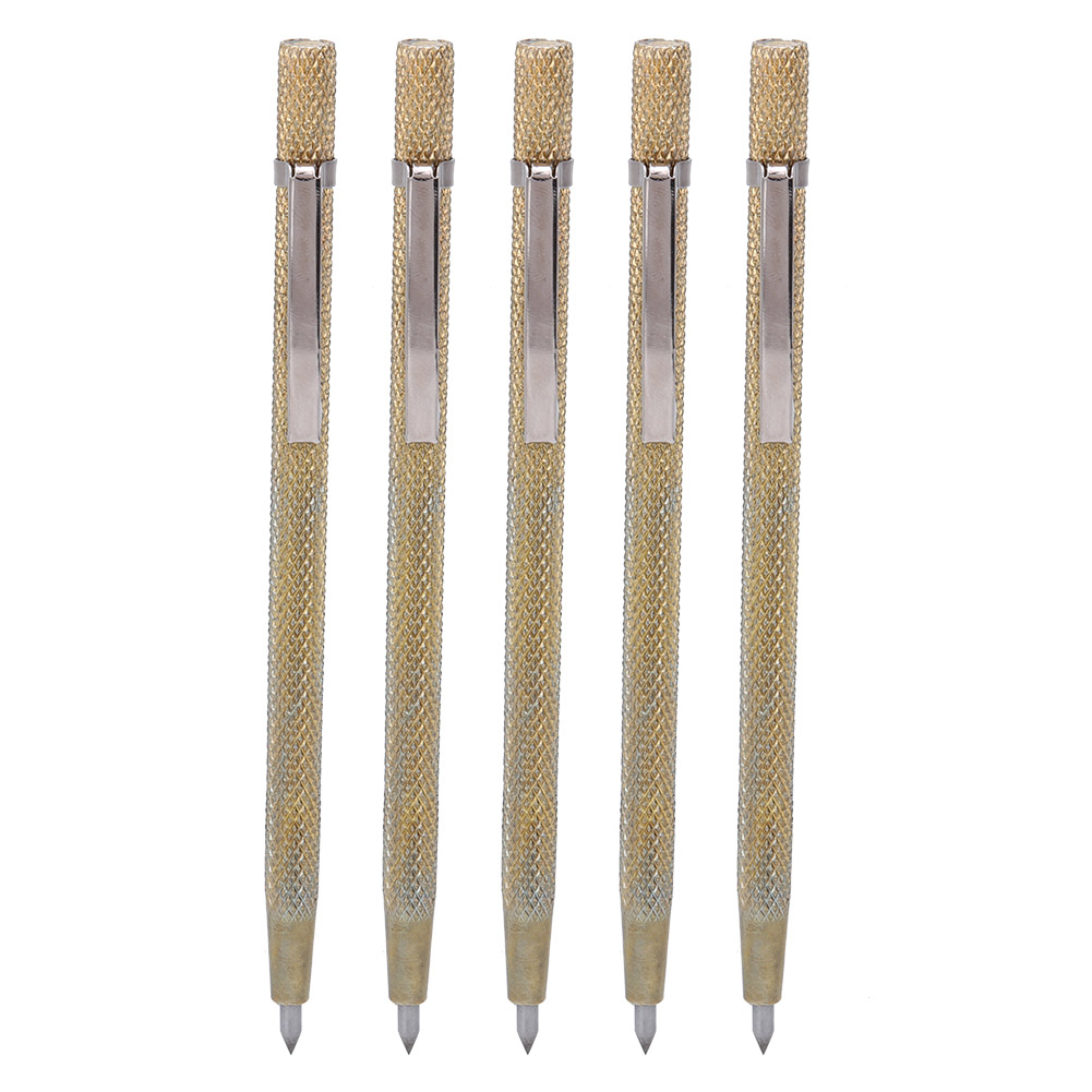 Set Mit 5 Rutschfesten Diamantgravurstiften, Hartmetallspitze Für Keramik, Glas, Metall Und Holz
