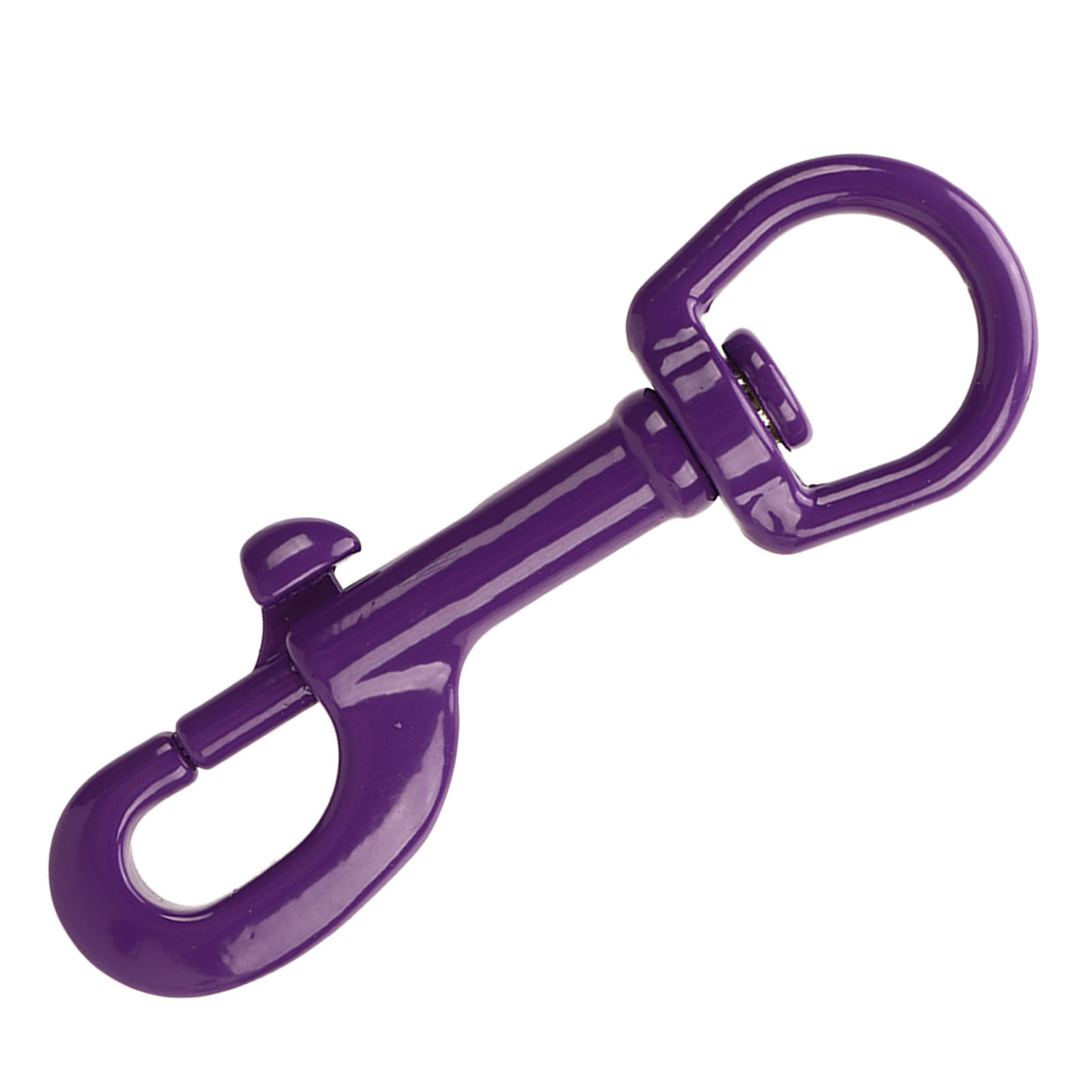 90 Mm Karabinerhaken Mit Drehgelenk Aus Edelstahl 316 Für Marine-tauchausrüstung, Schlüsselanhänger, Lila