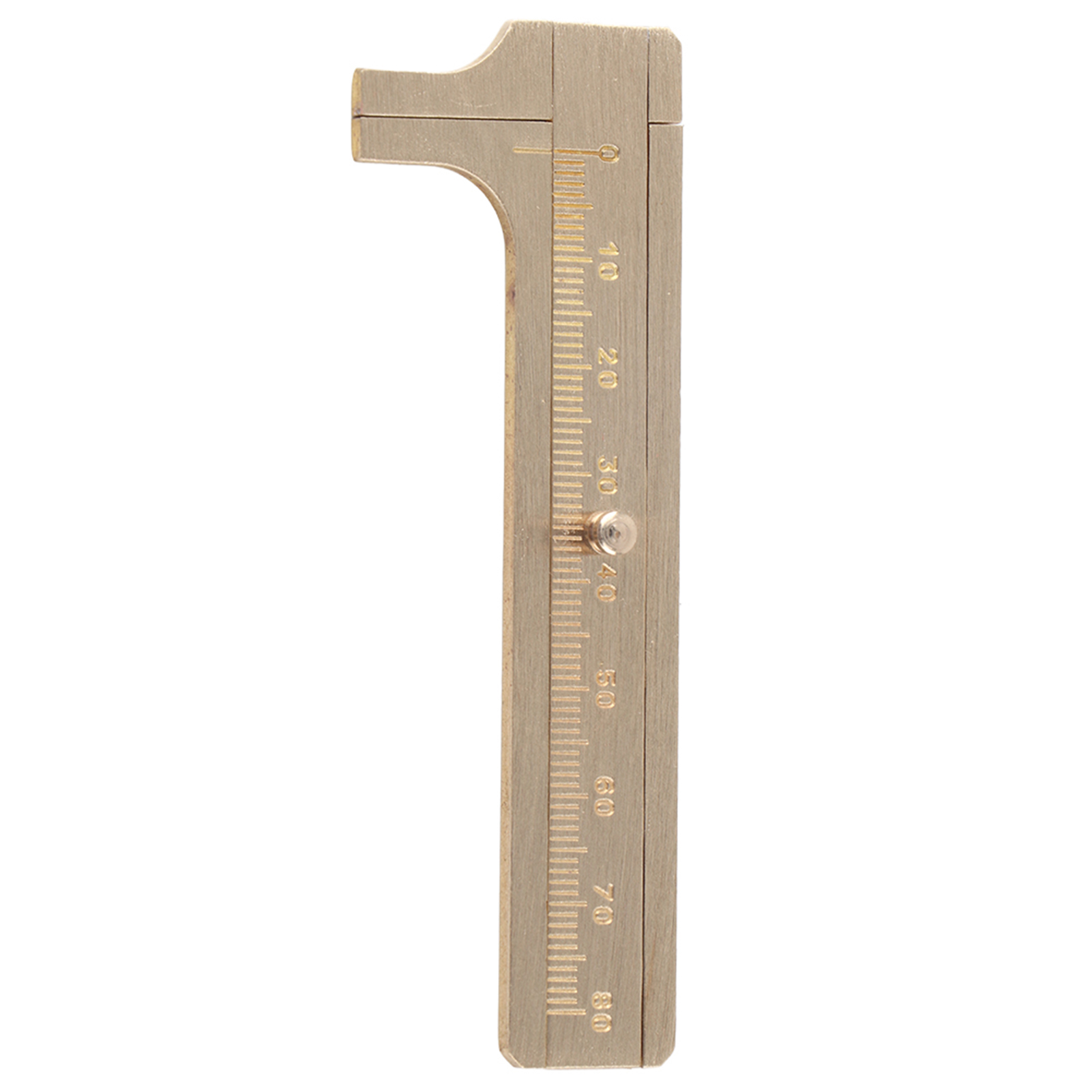 Messschieber Aus Messing Und Walnussholz, Schmuckmesswerkzeug, 8 Cm Prüfschraubstock