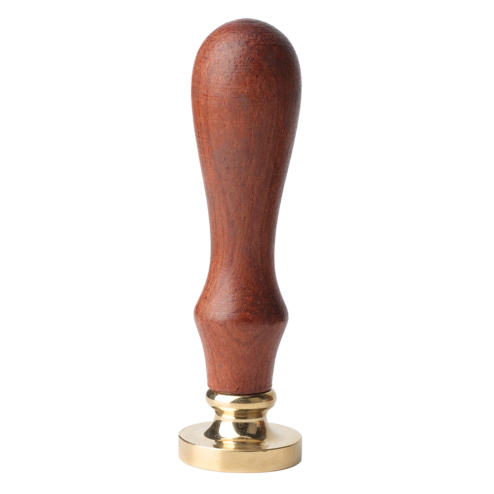 Set Mit 1 Wachssiegelstempel Aus Messing, Europäischem Holzgriff, Vintage-retro-stil, Für Hochzeitseinladungen Und Grußkarten 5