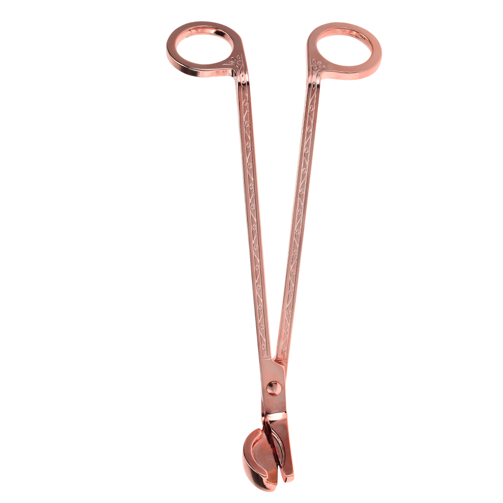 Halbkreisförmiger Dochtschneider Aus Edelstahl, Herzförmige Clipschere, Roségold